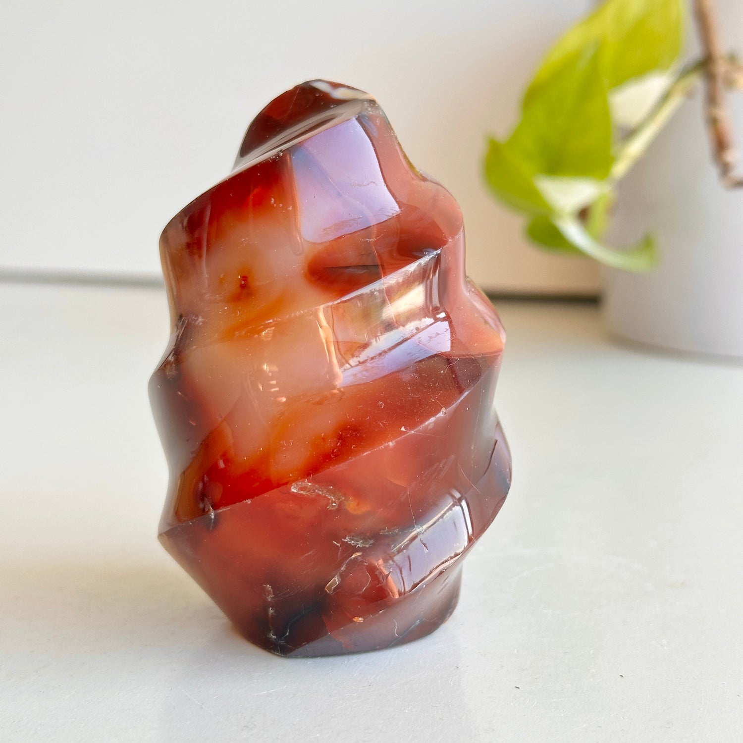 Carnelian Flame 8.3cm