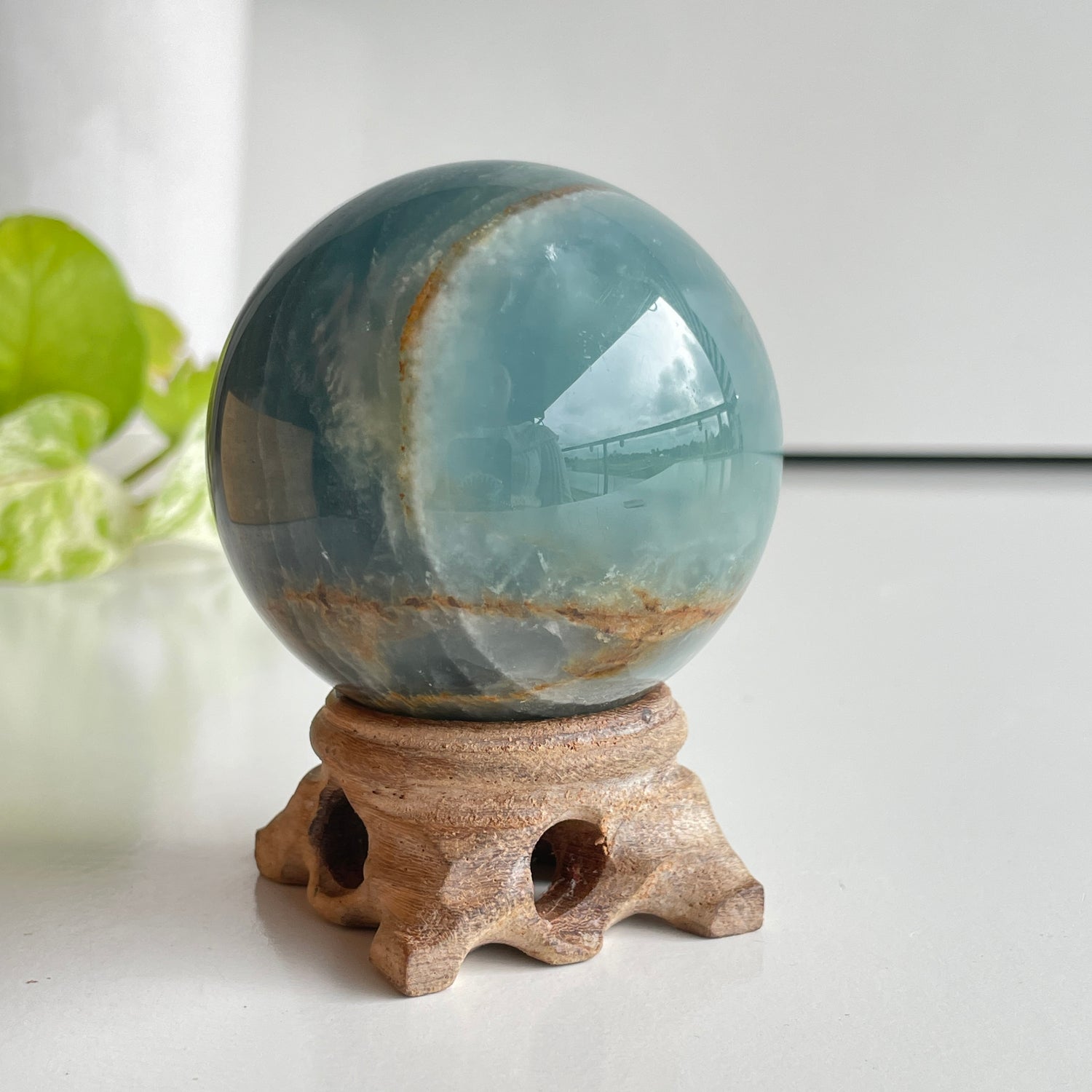 Blue Onyx Sphere 6cm