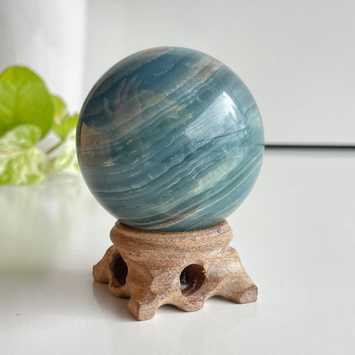 Blue Onyx Sphere 6cm