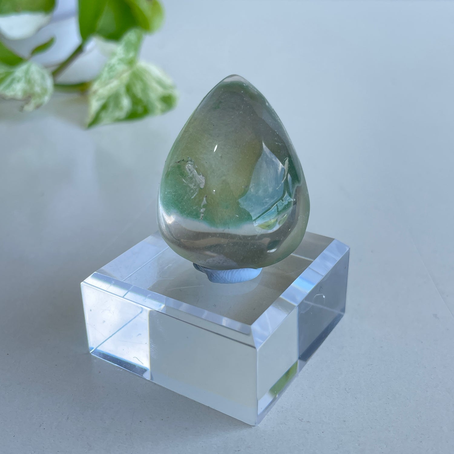 Polished Garden Quartz Lodolite Pc055