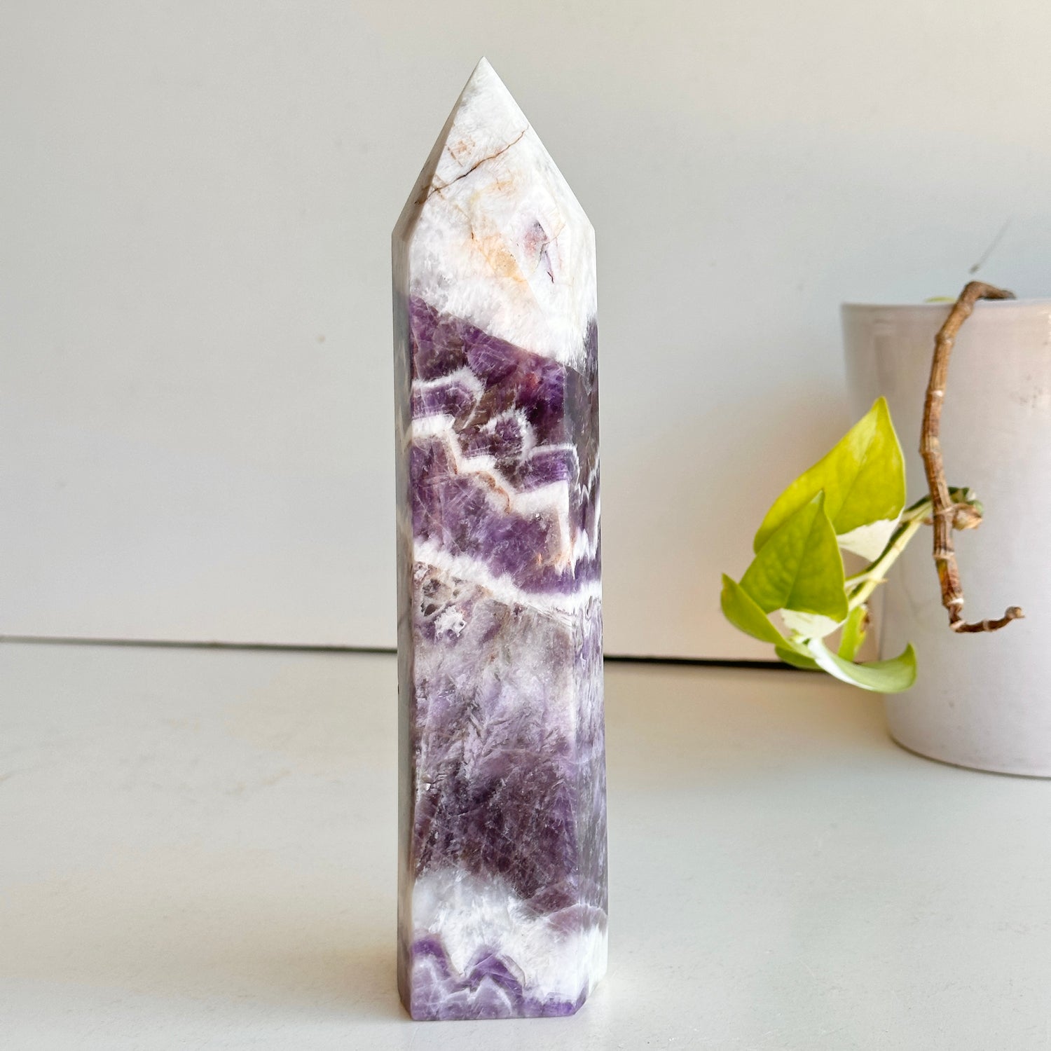 Chevron Amethyst Generator 20.9cm