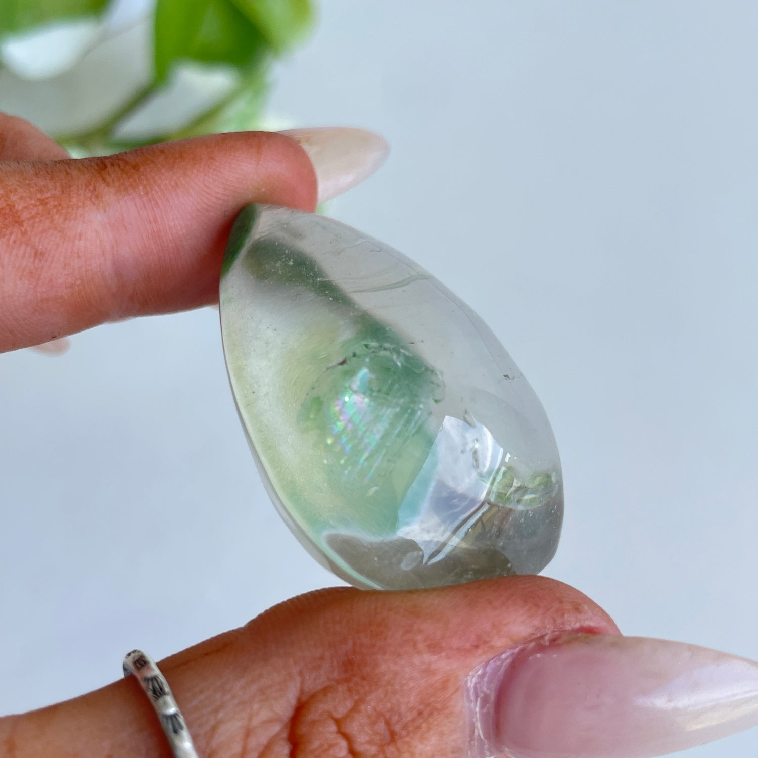 Polished Garden Quartz Lodolite Pc055