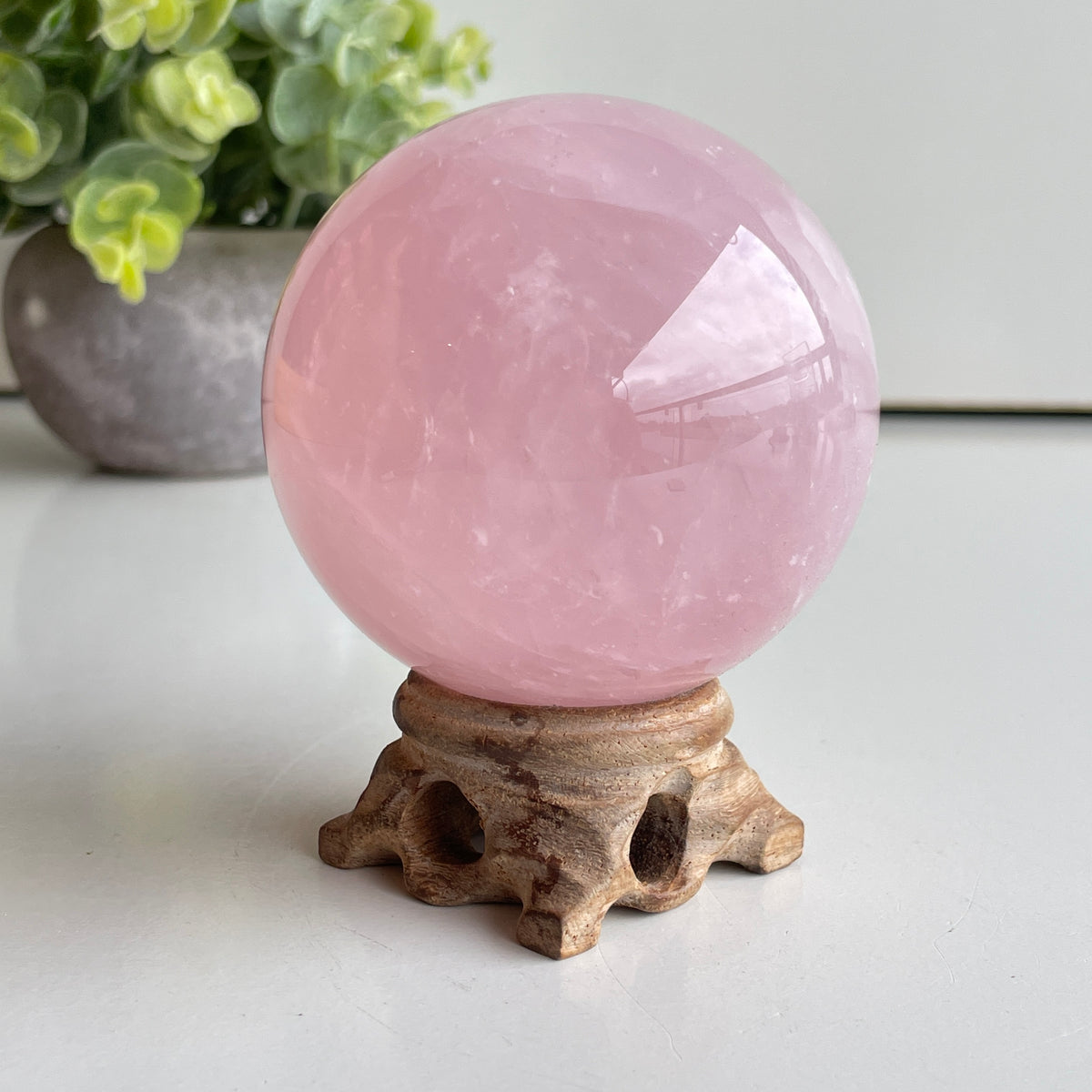 Rose Quartz Sphere 6.9cm