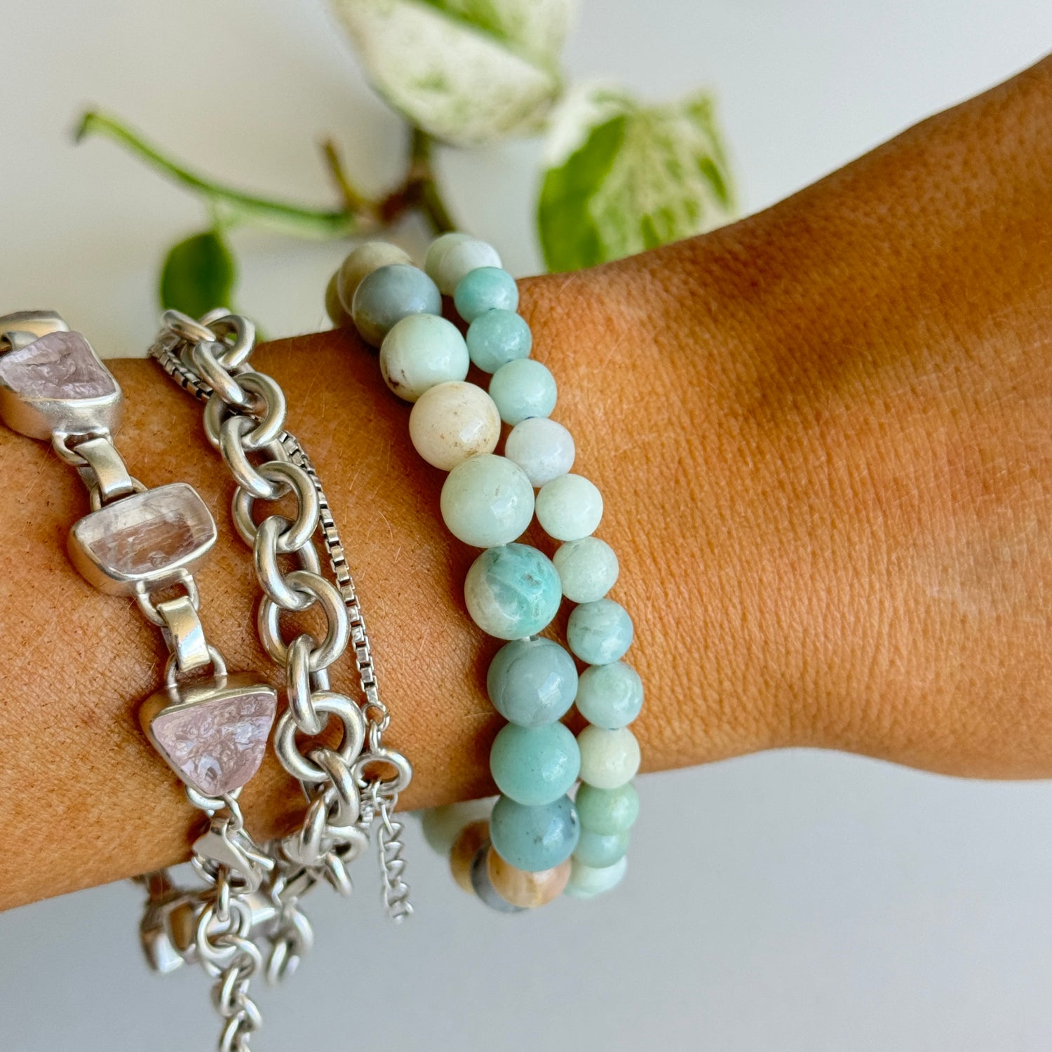 Amazonite Beaded Bracelet