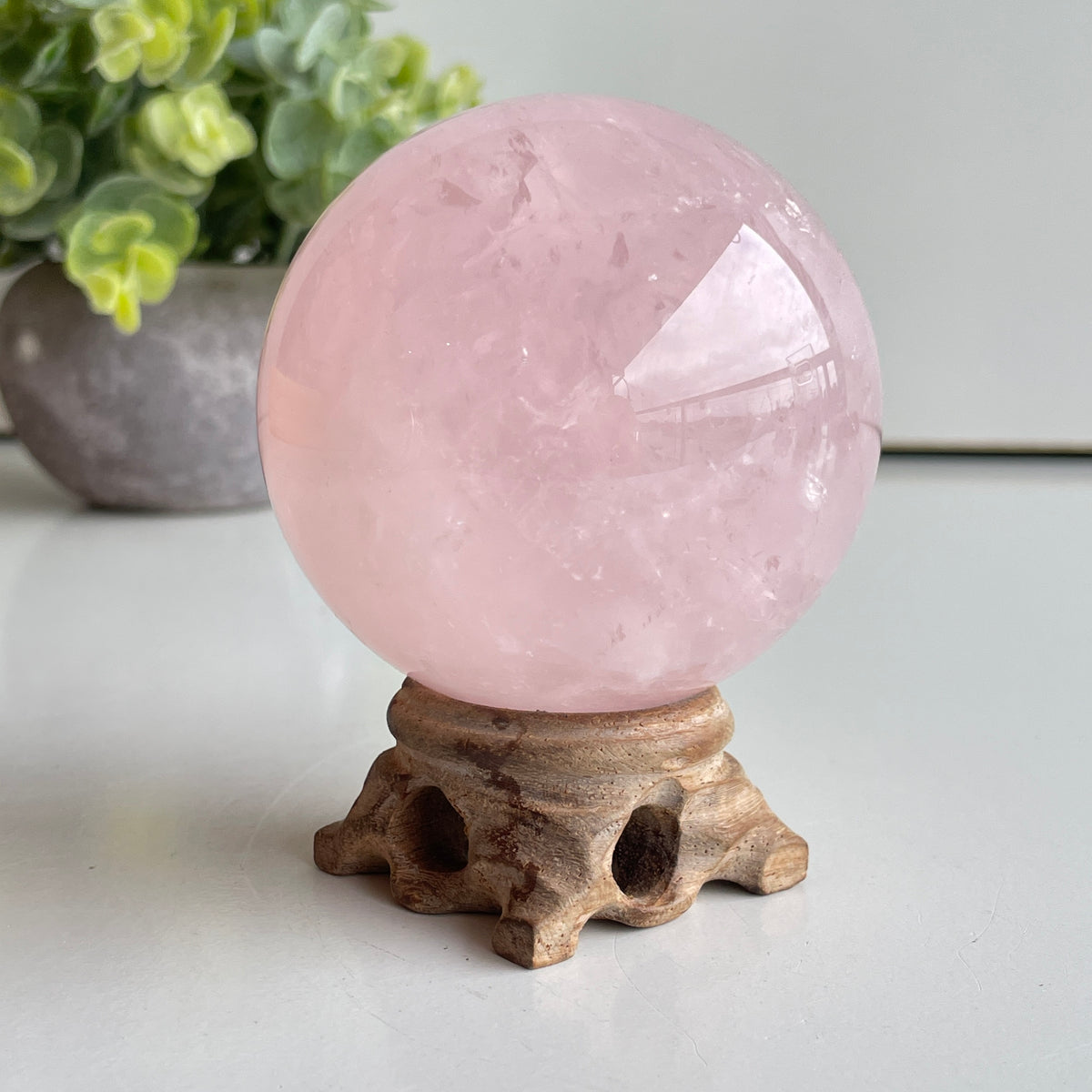 Rose Quartz Sphere 6.9cm