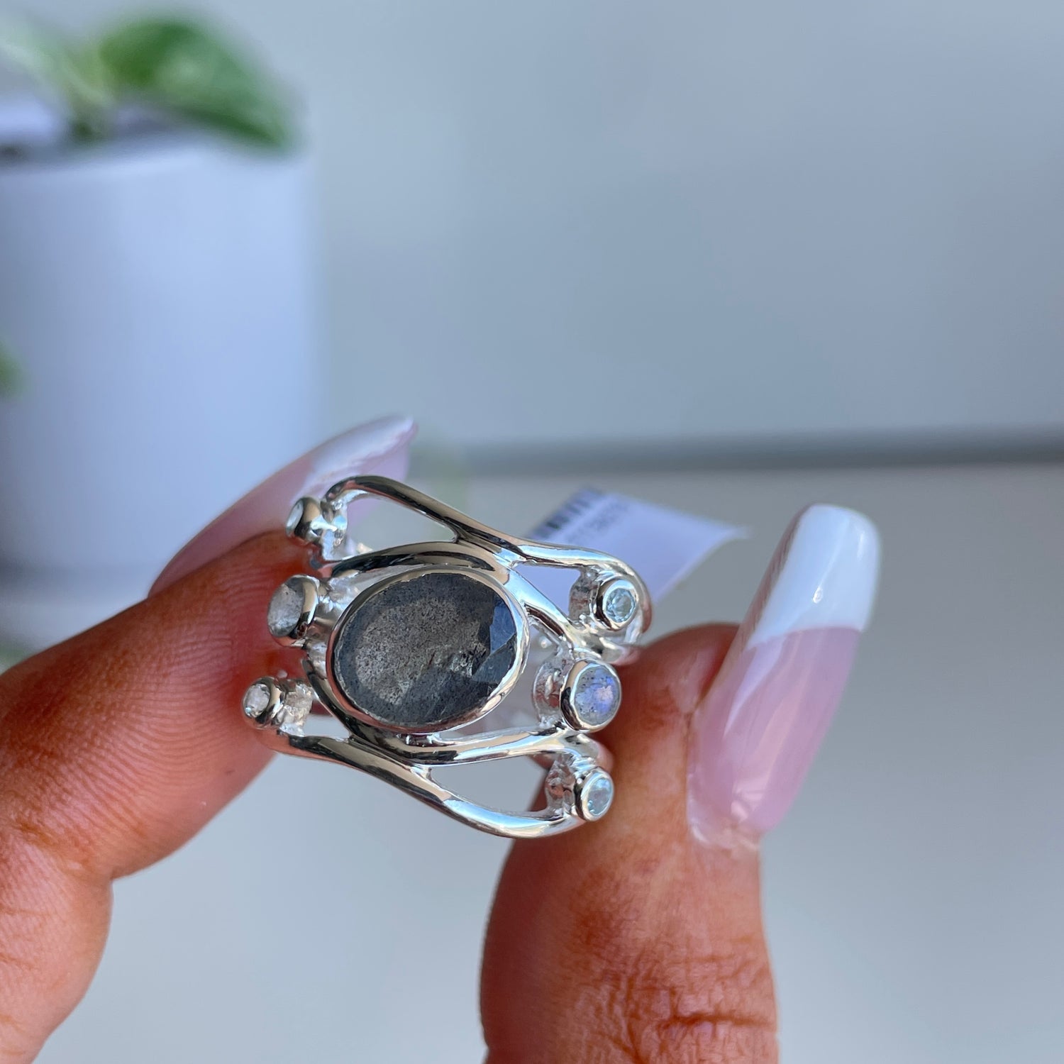 Labradorite Oval Ring