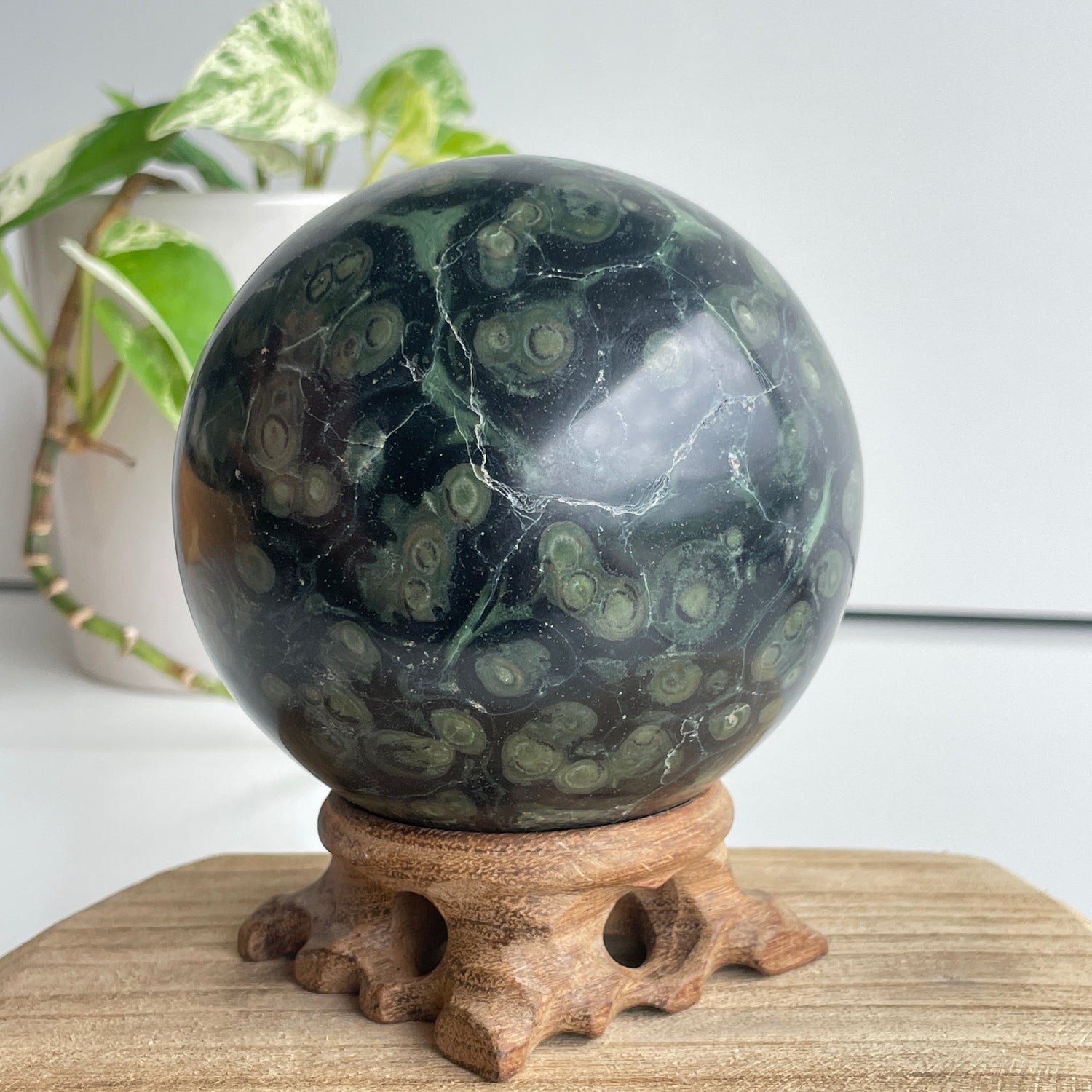 Kambaba Jasper Sphere 9.3cm