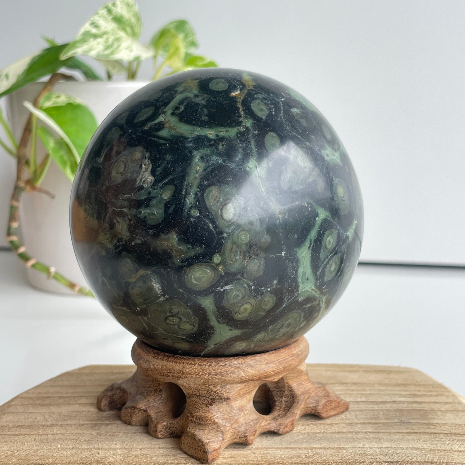 Kambaba Jasper Sphere 9.3cm