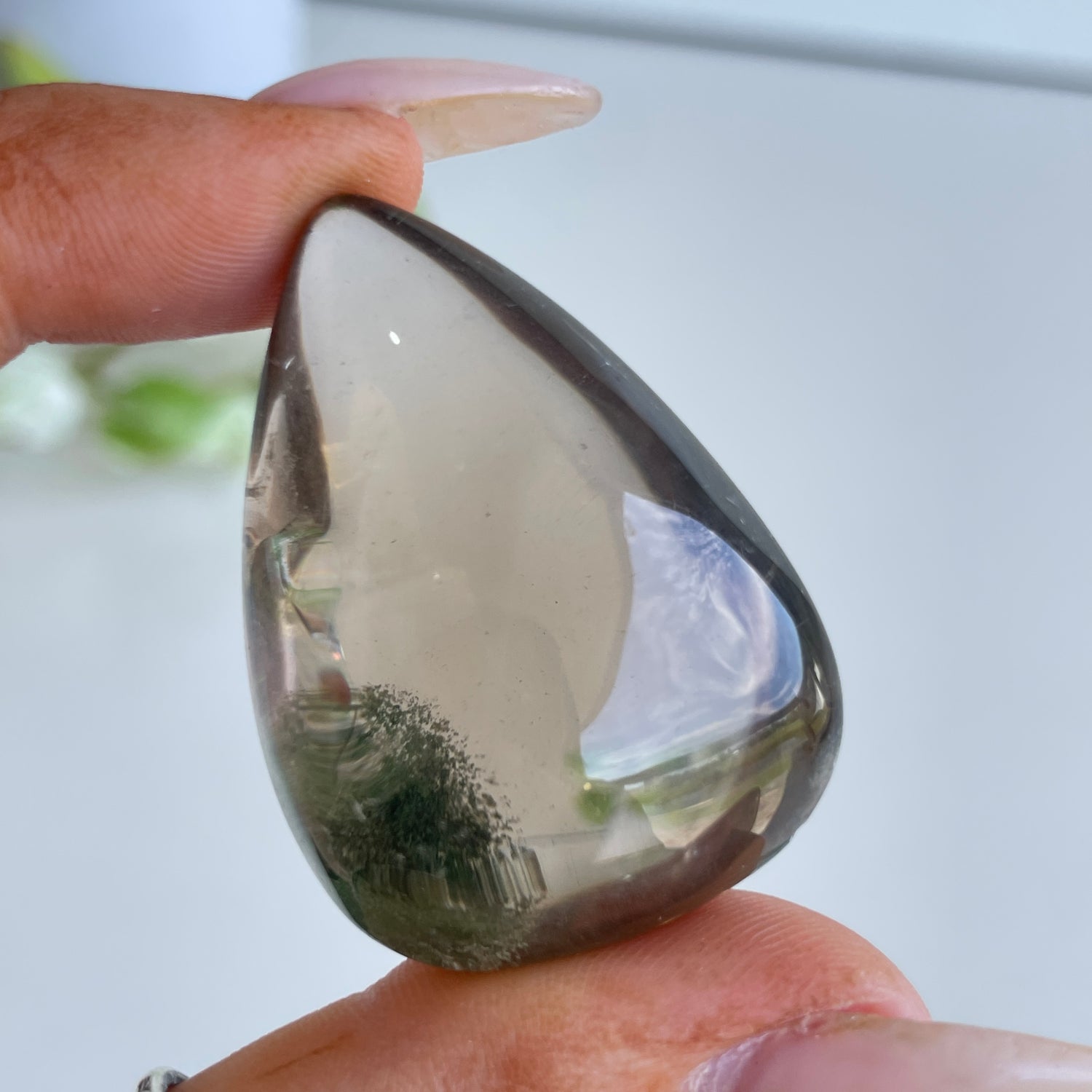 Polished Garden Quartz Lodolite Pc014