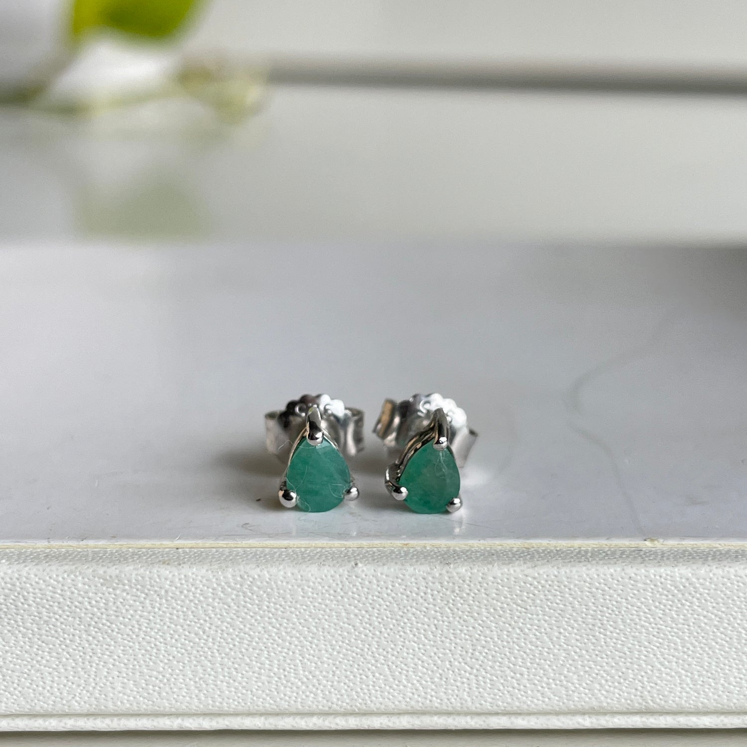 Emerald Stud Earrings