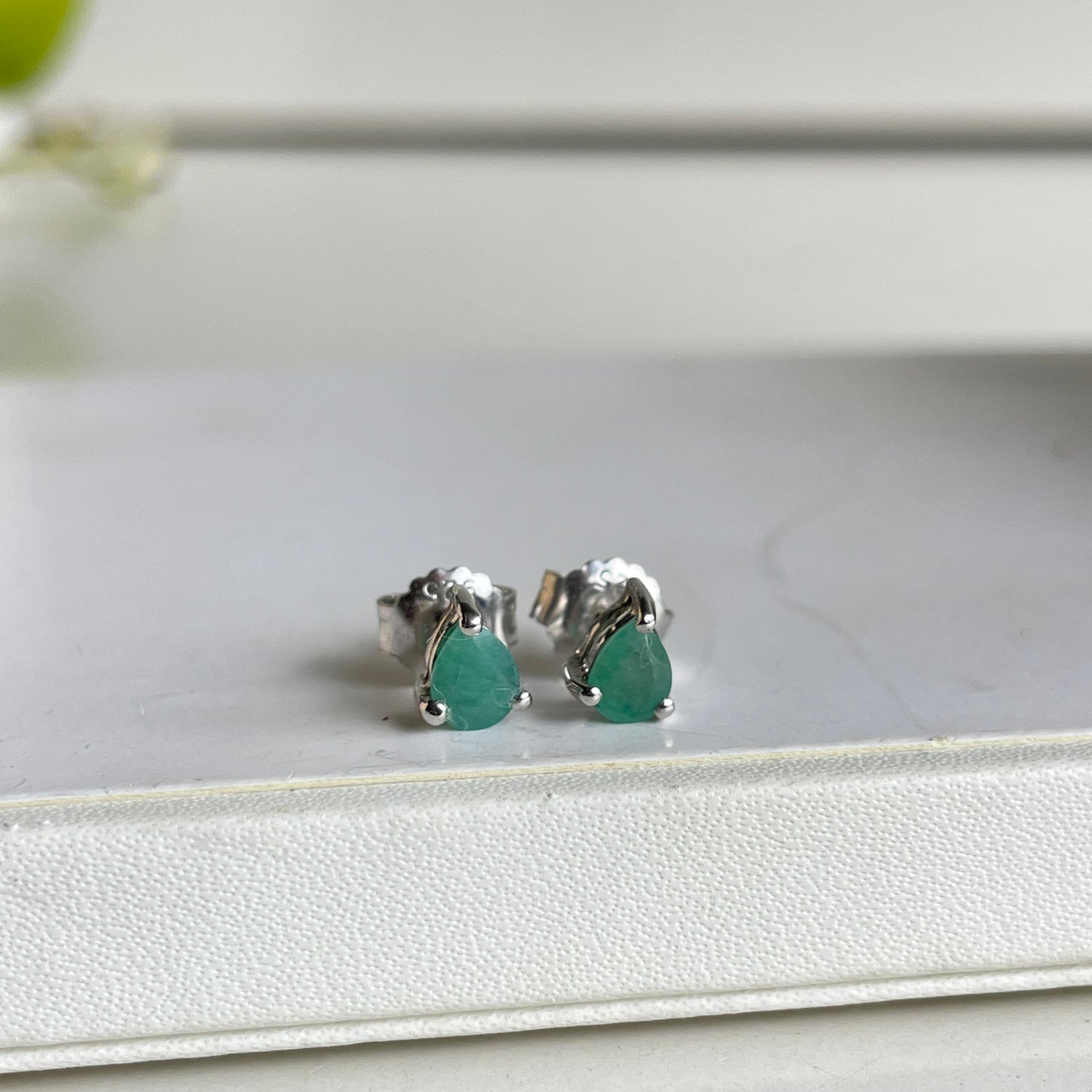 Emerald Stud Earrings
