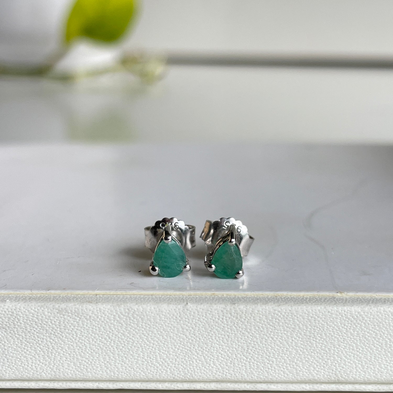 Emerald Stud Earrings