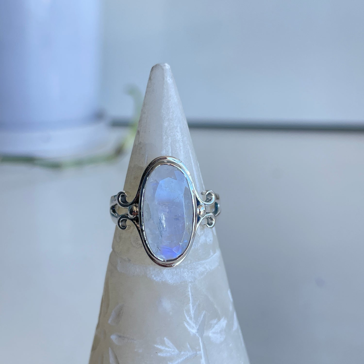 Moonstone Oval Ring