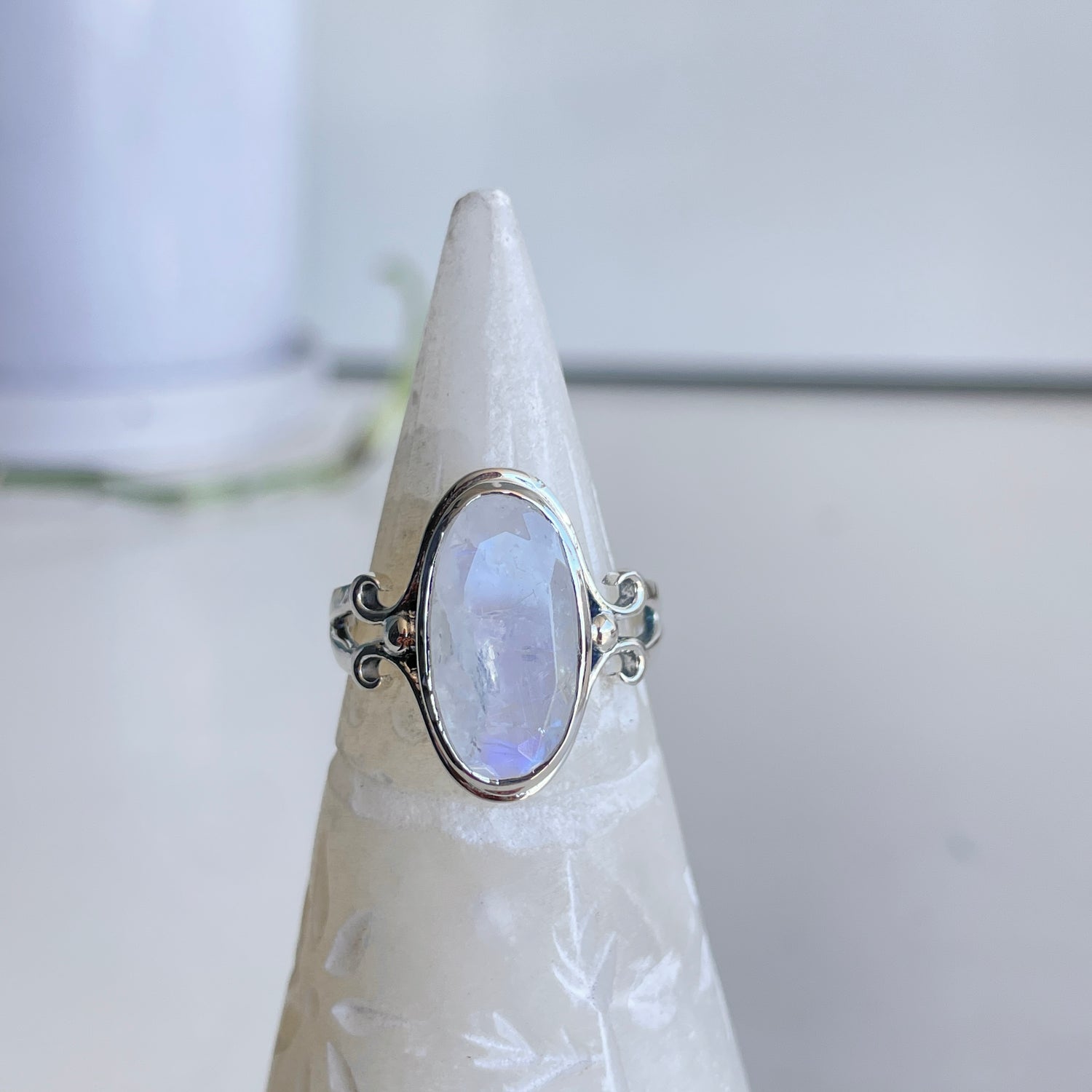 Moonstone Oval Ring