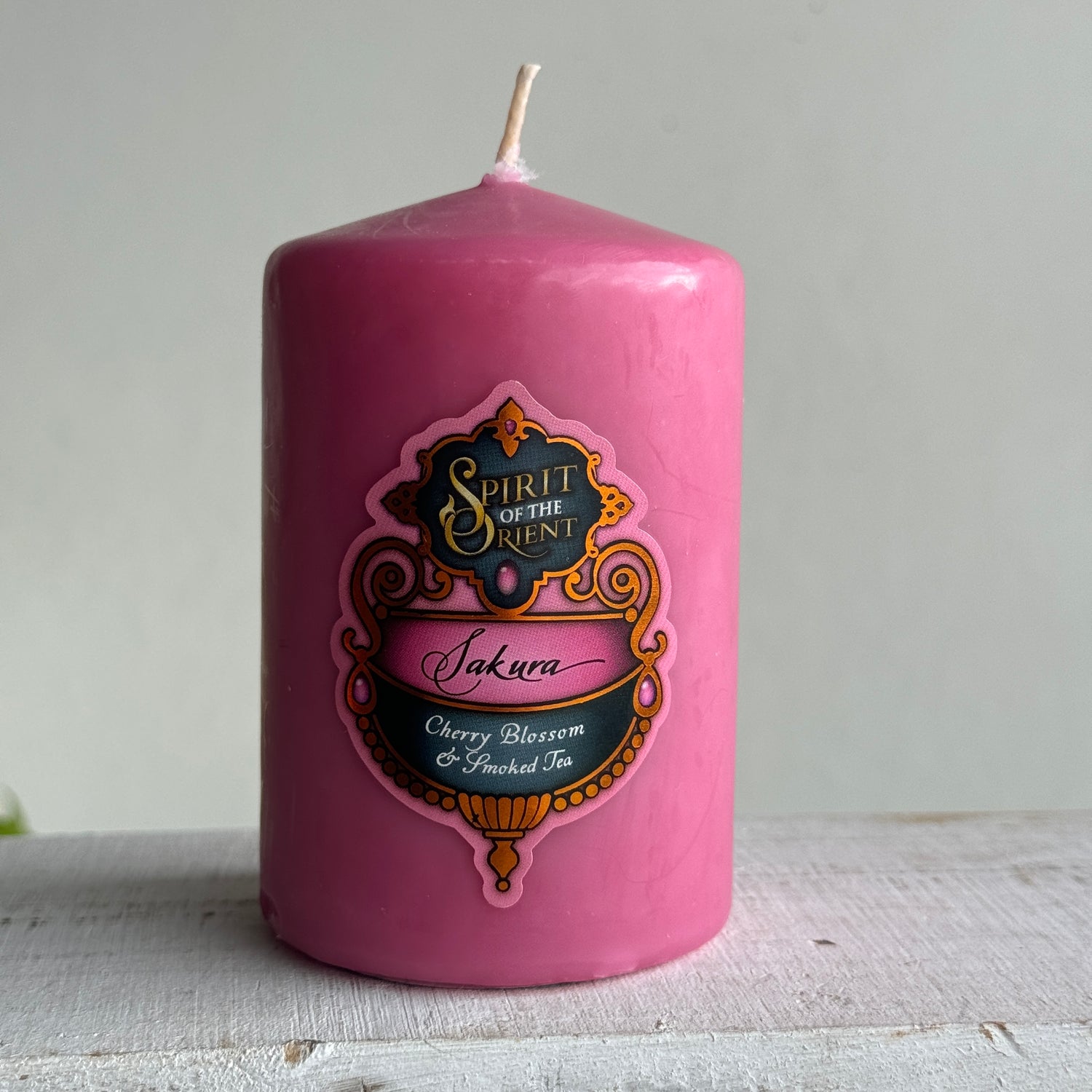 Spirit of the Orient Pillar Candle Sakura