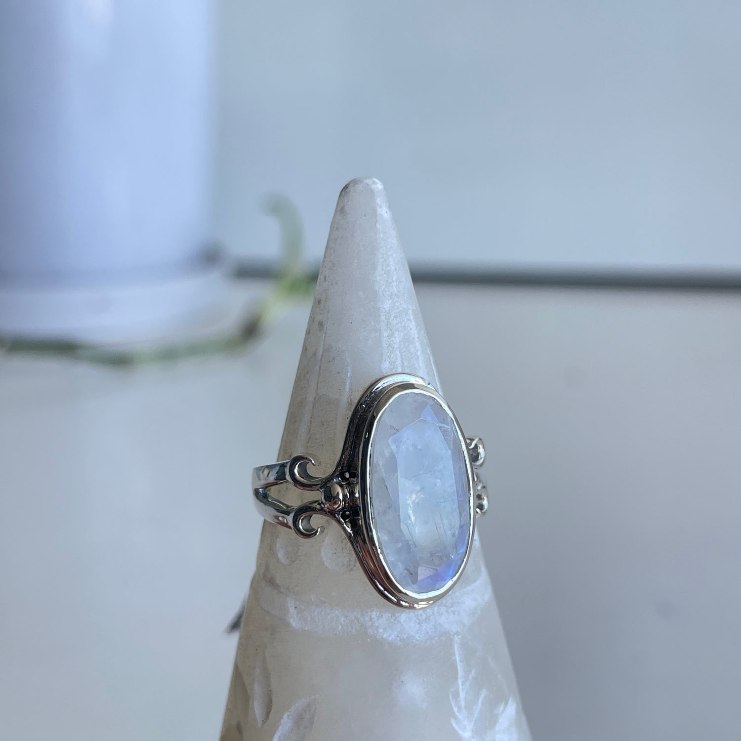 Moonstone Oval Ring