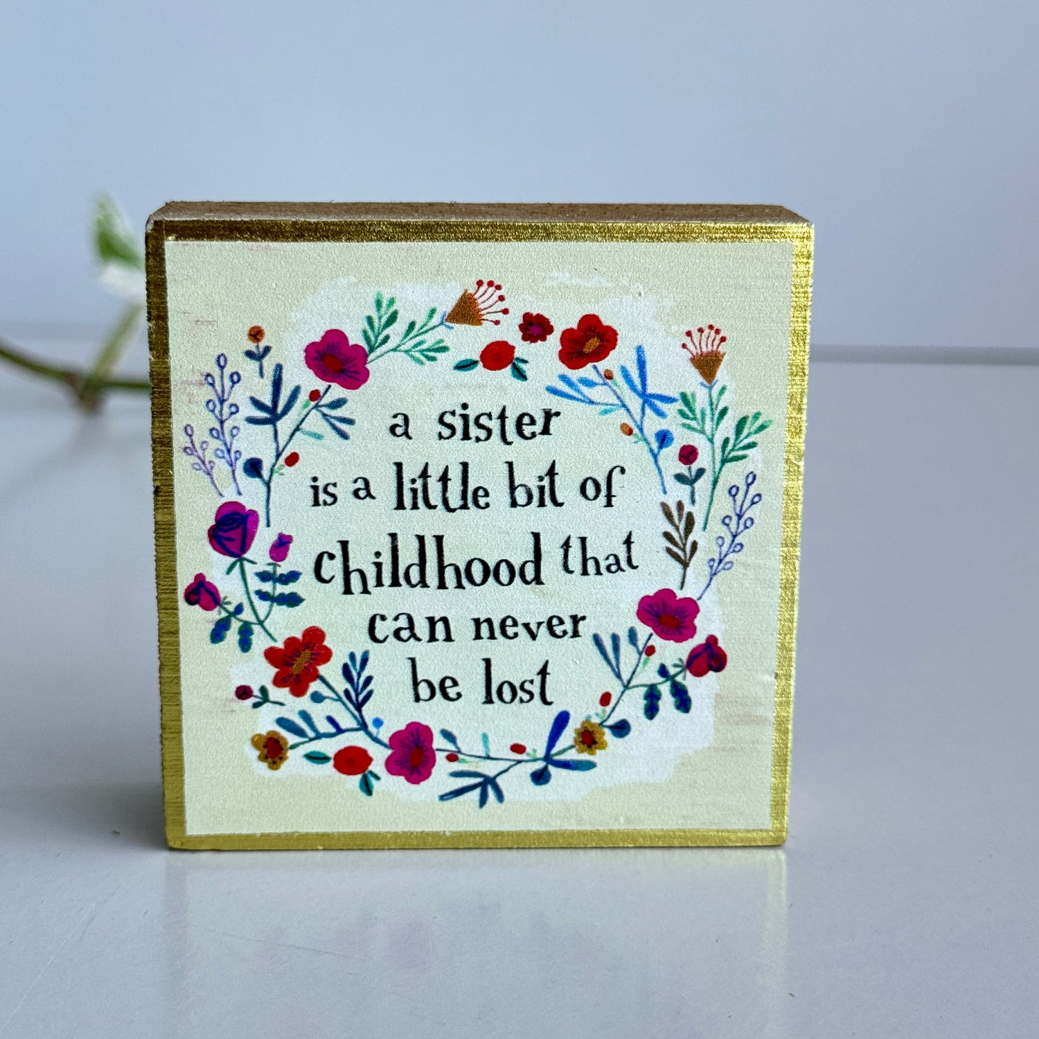 Sister Little Bit Childhood Sign KBS000031