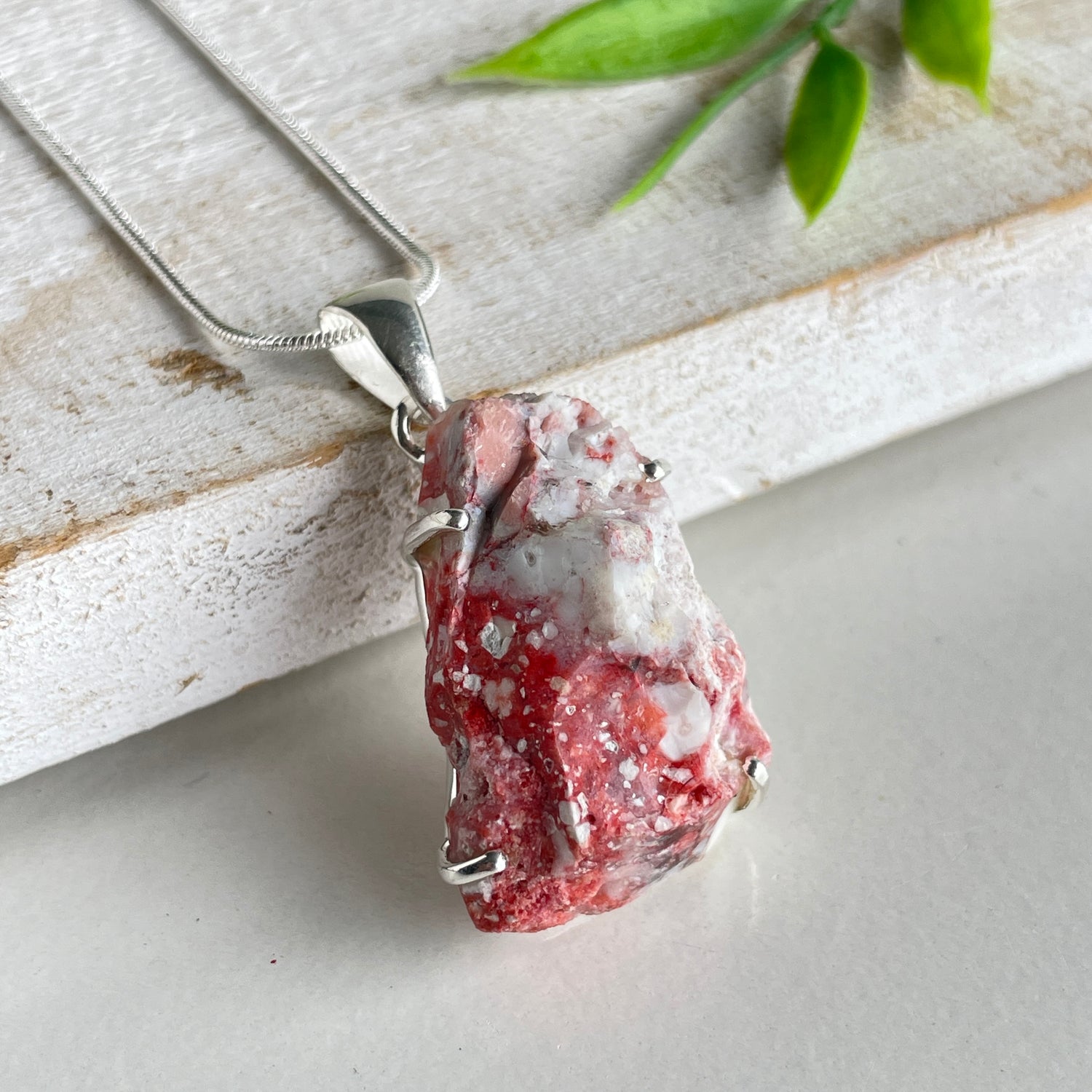 Cinnabar Rough Pendant 001