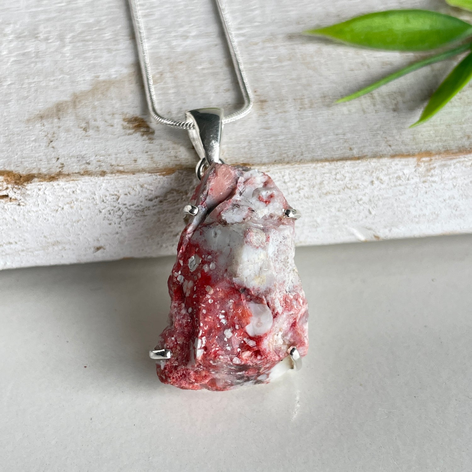 Cinnabar Rough Pendant 001