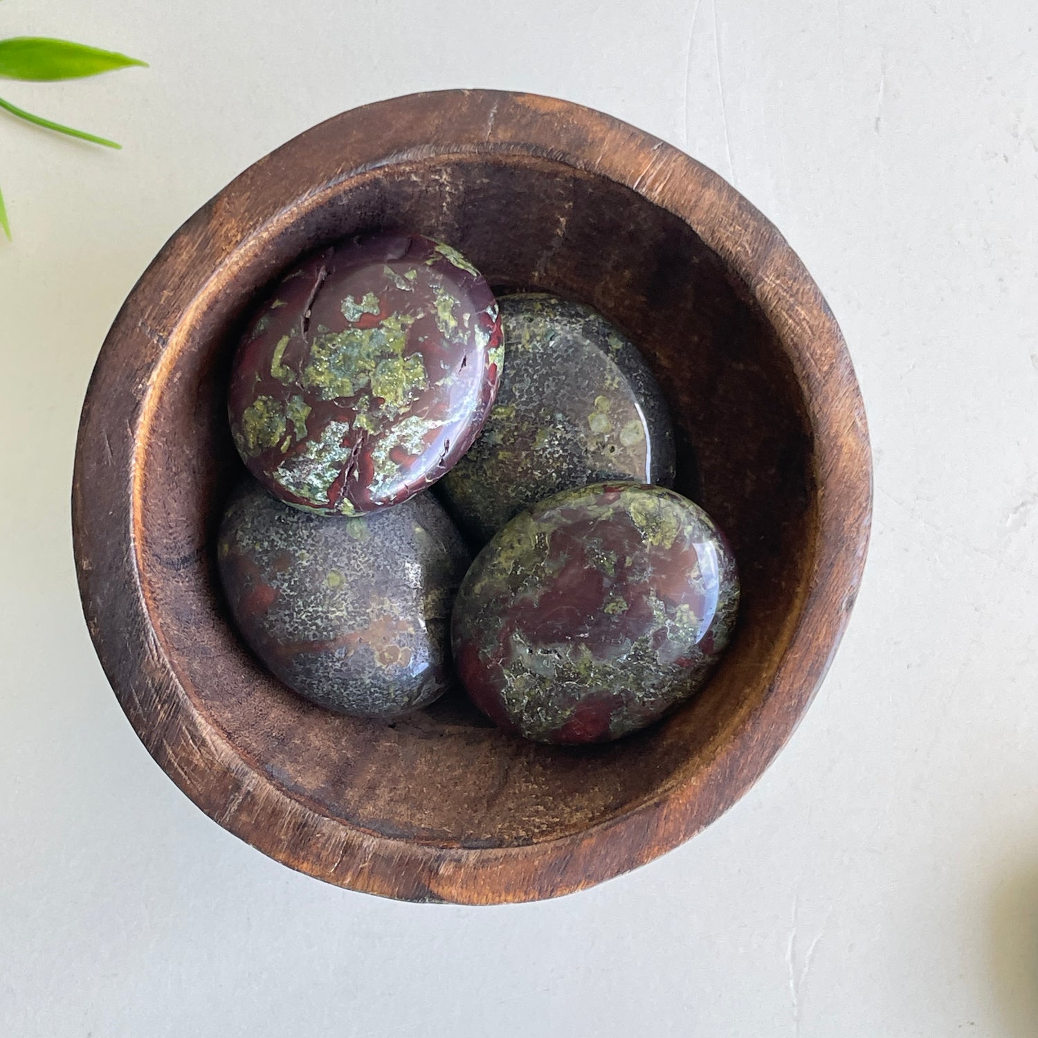 Dragon Blood Jasper Palmstone Sml