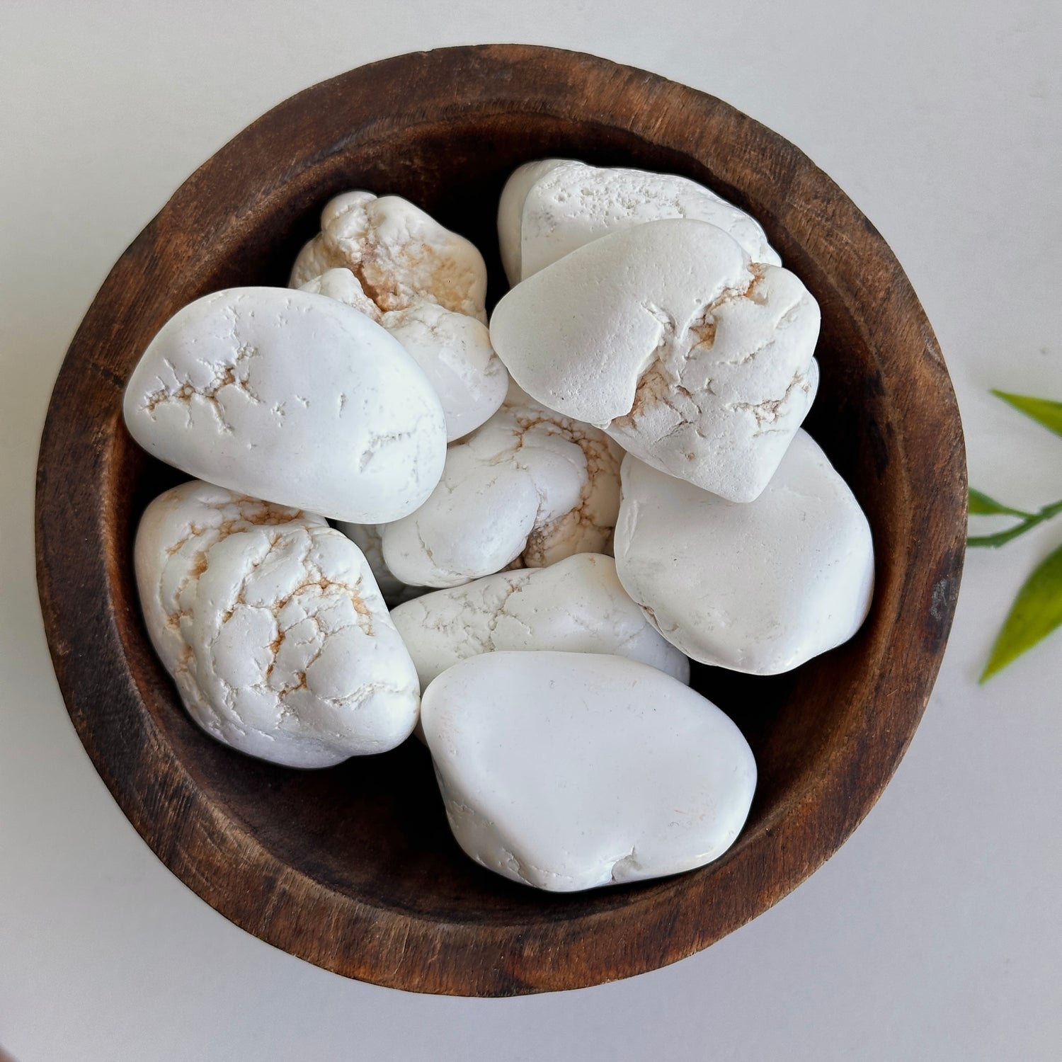Magnesite Tumbled