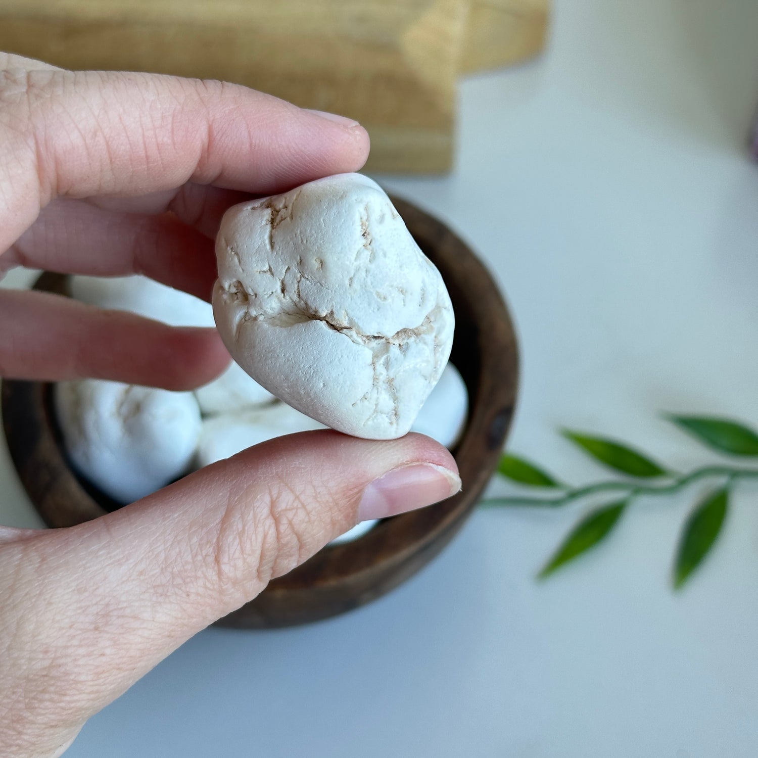 Magnesite Tumbled