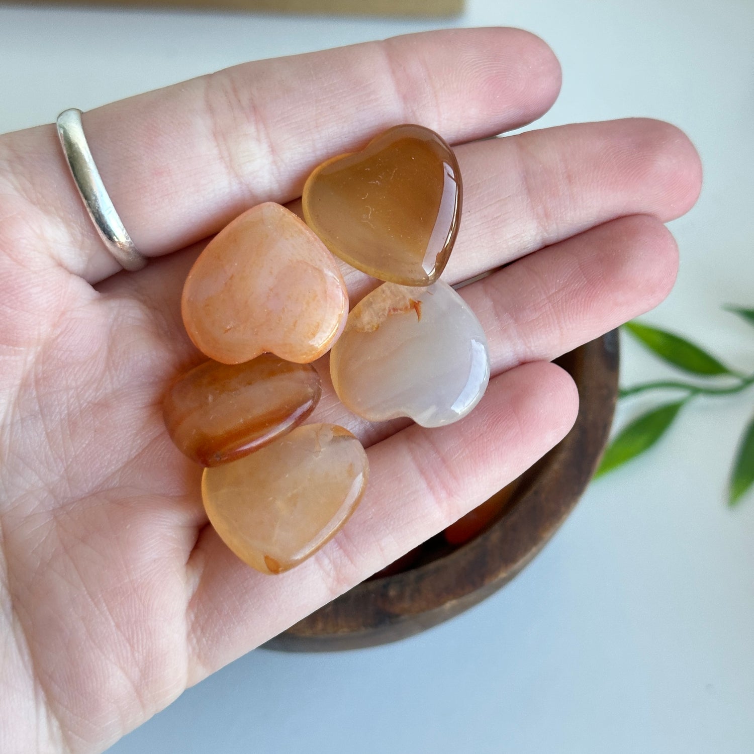 Carnelian Heart 2cm