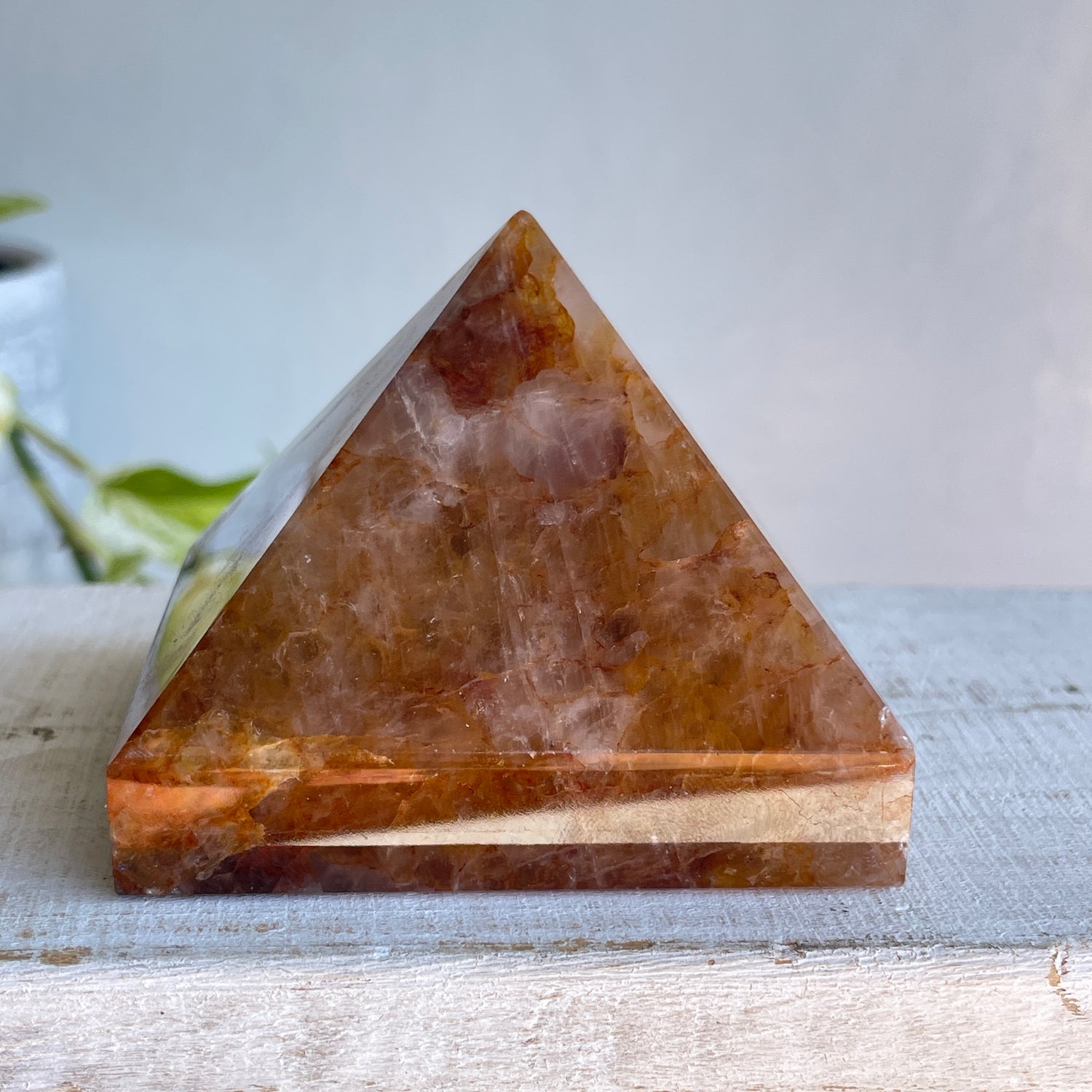 Golden Healer Quartz Pyramid 370g