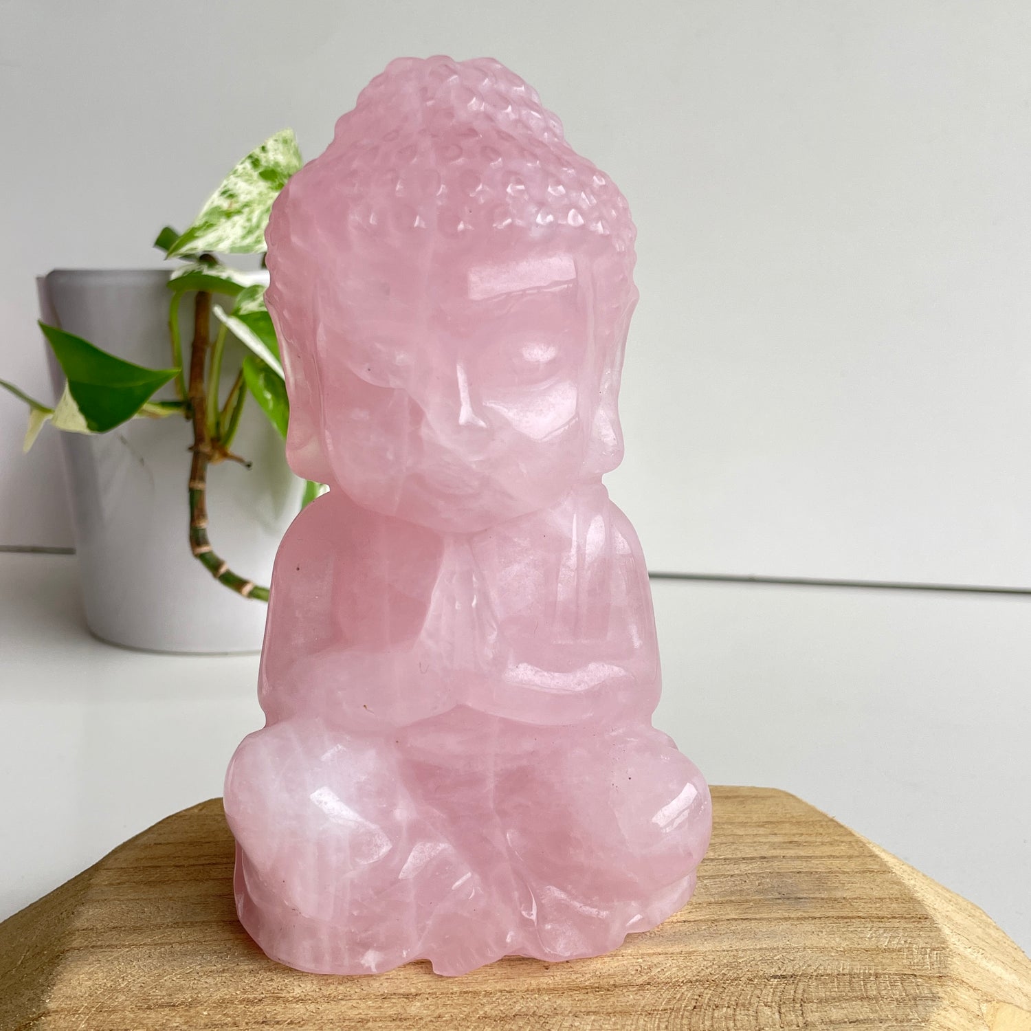 Rose Quartz Buddha 8