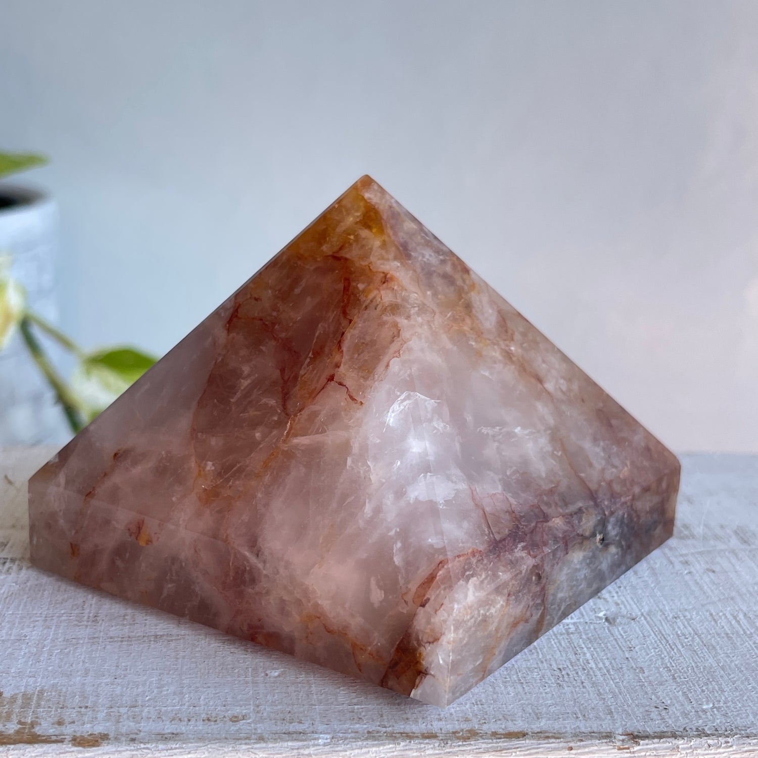Golden Healer Quartz Pyramid 370g