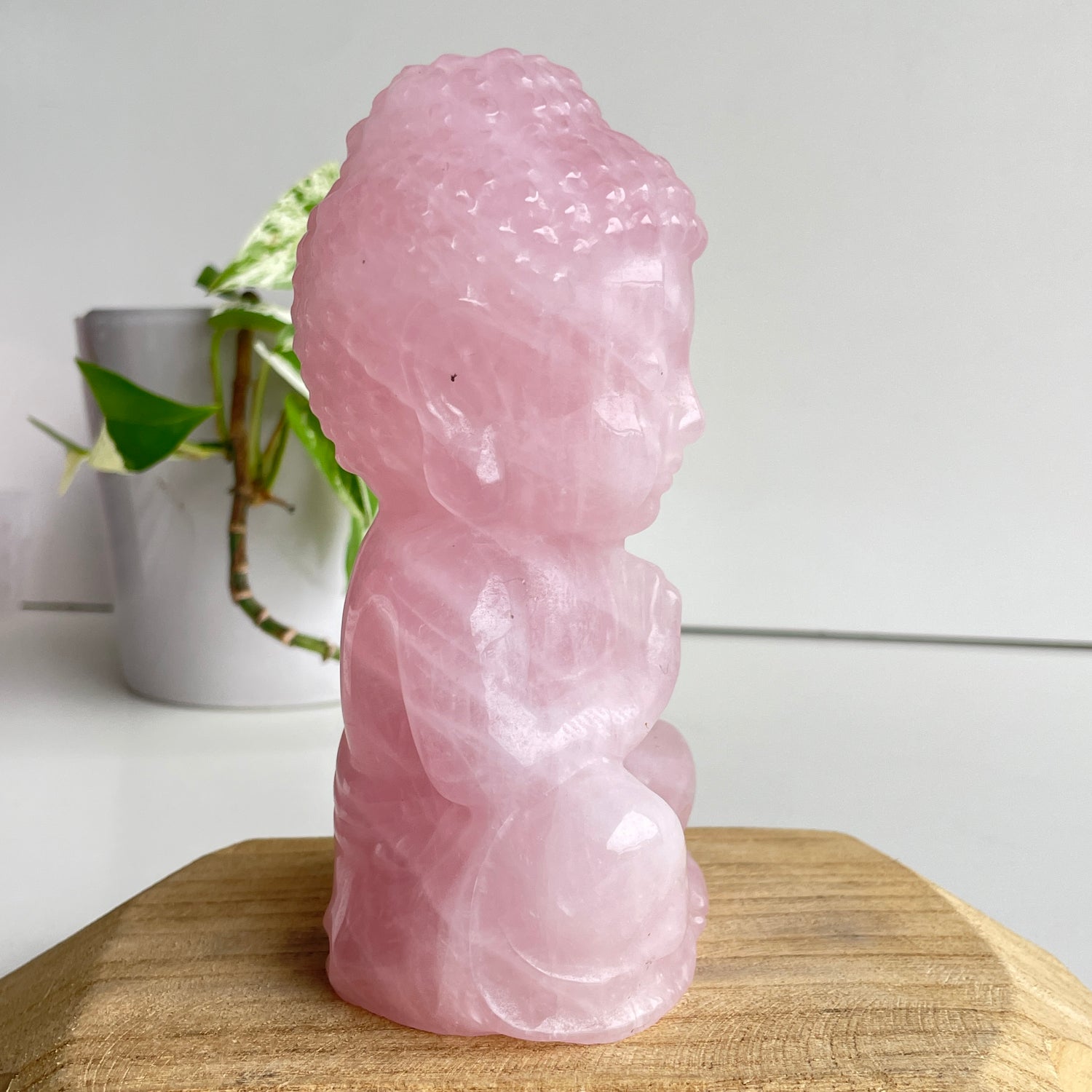 Rose Quartz Buddha 8