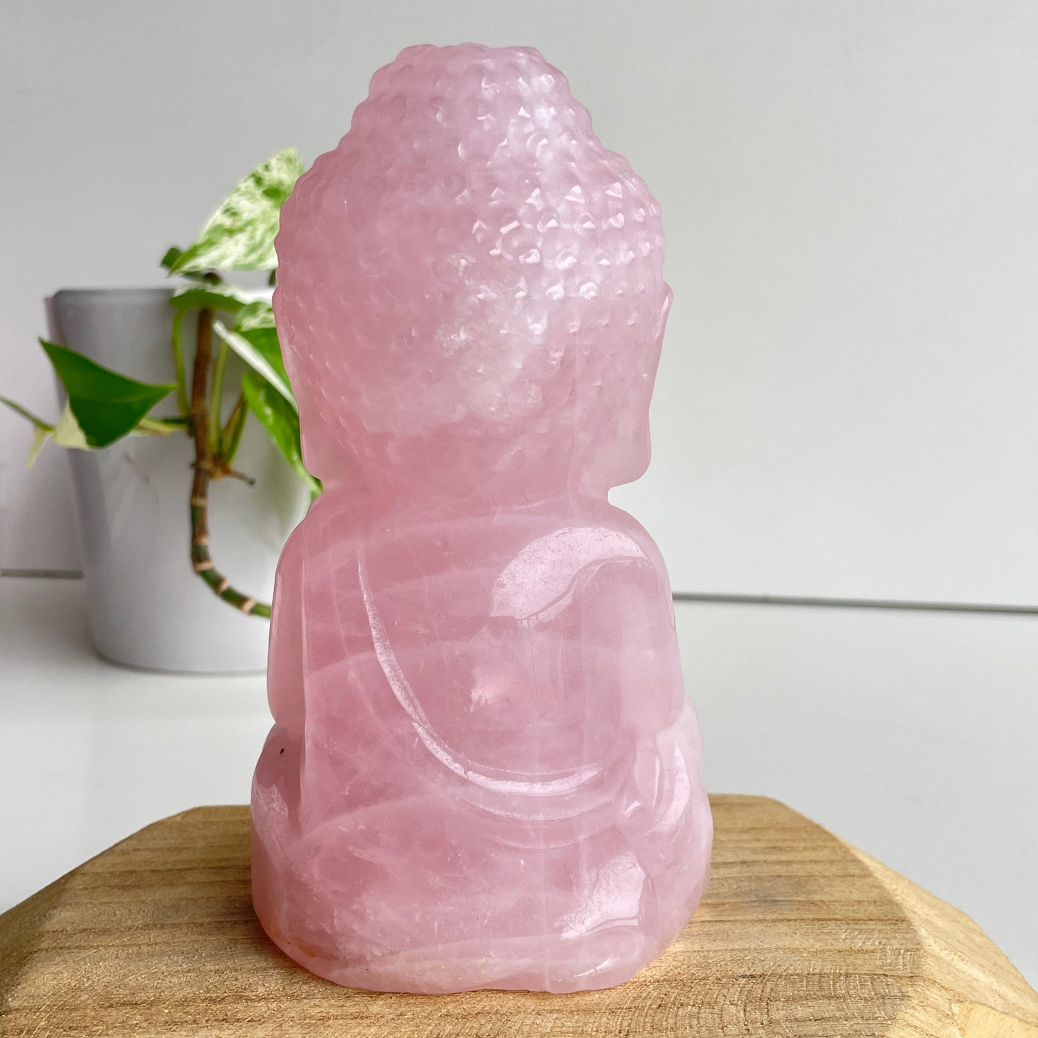 Rose Quartz Buddha 8