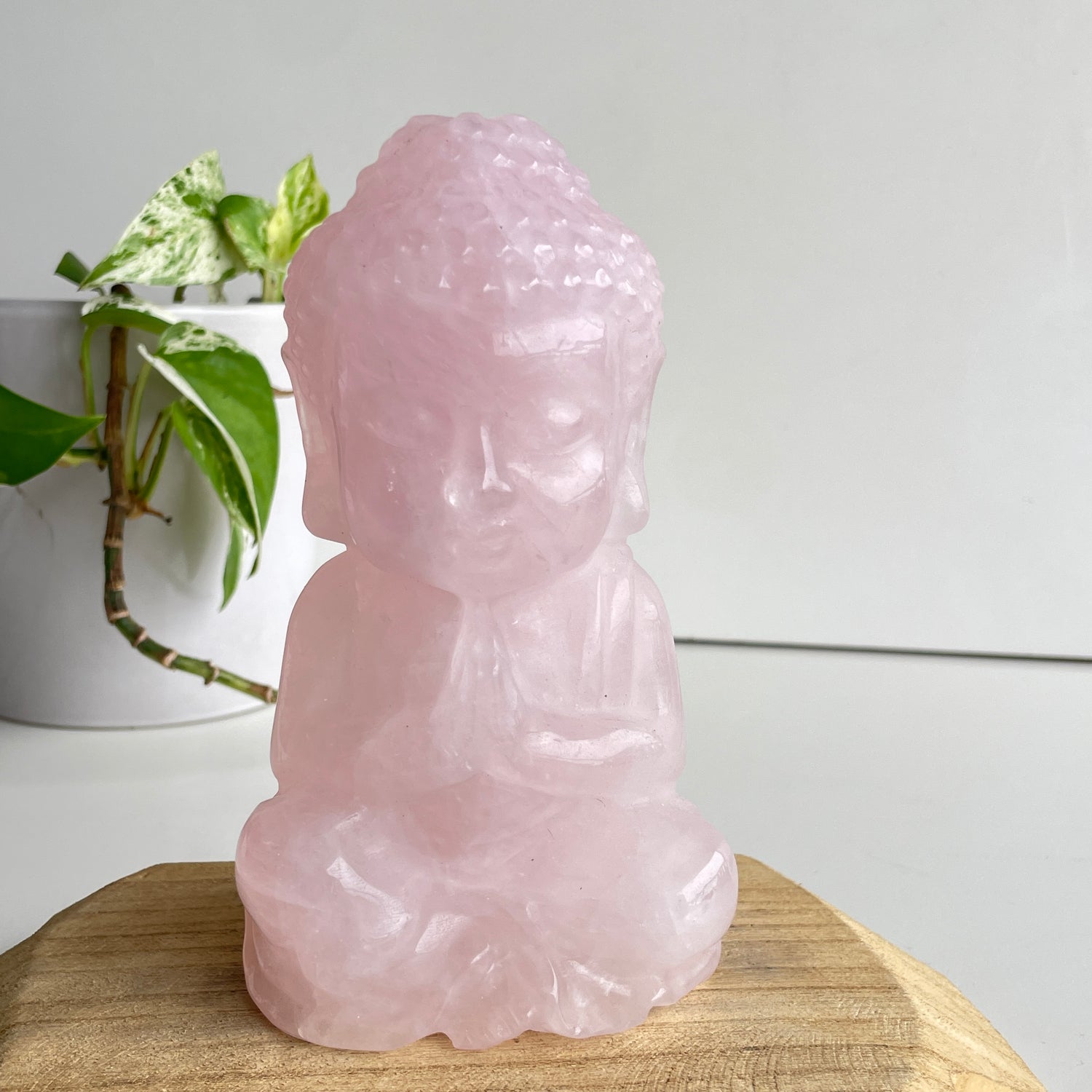 Rose Quartz Buddha 7