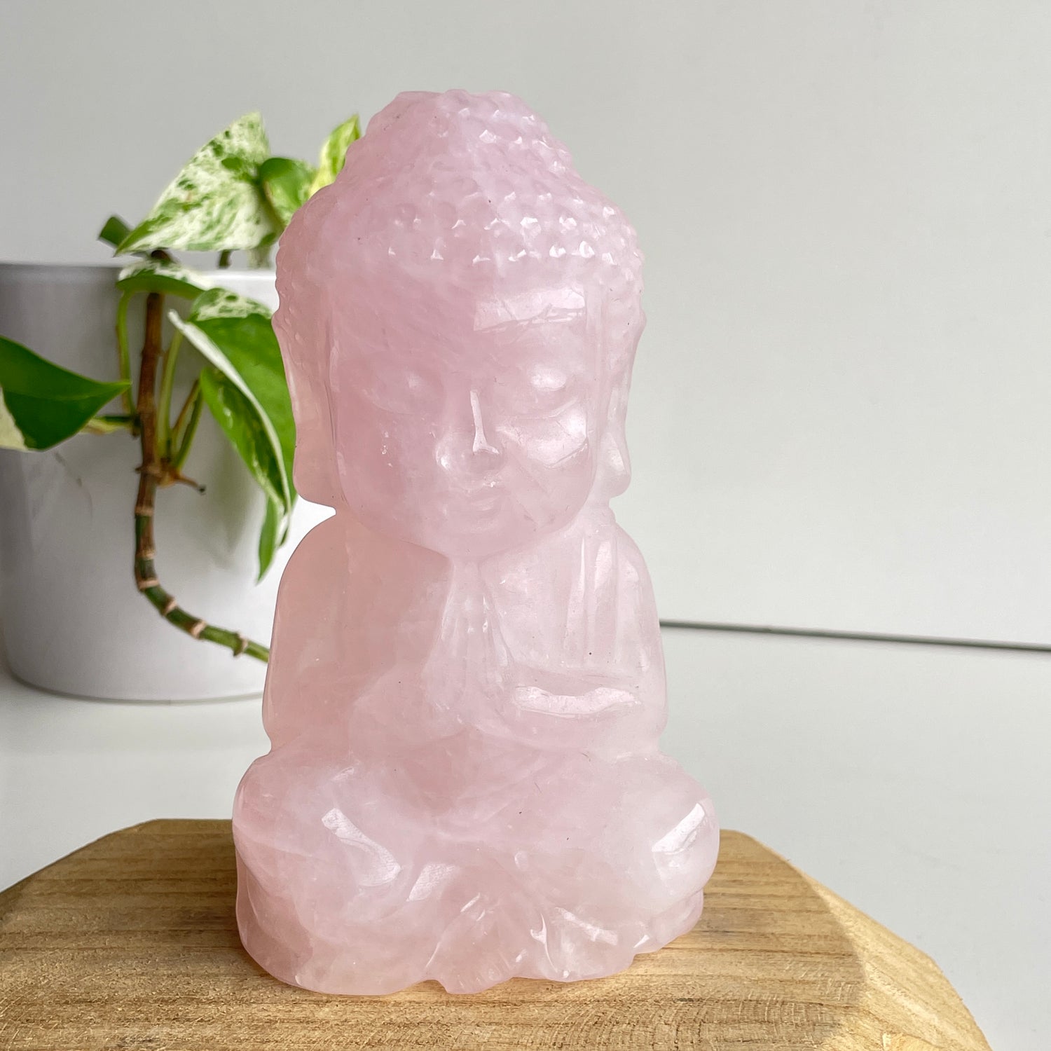 Rose Quartz Buddha 7