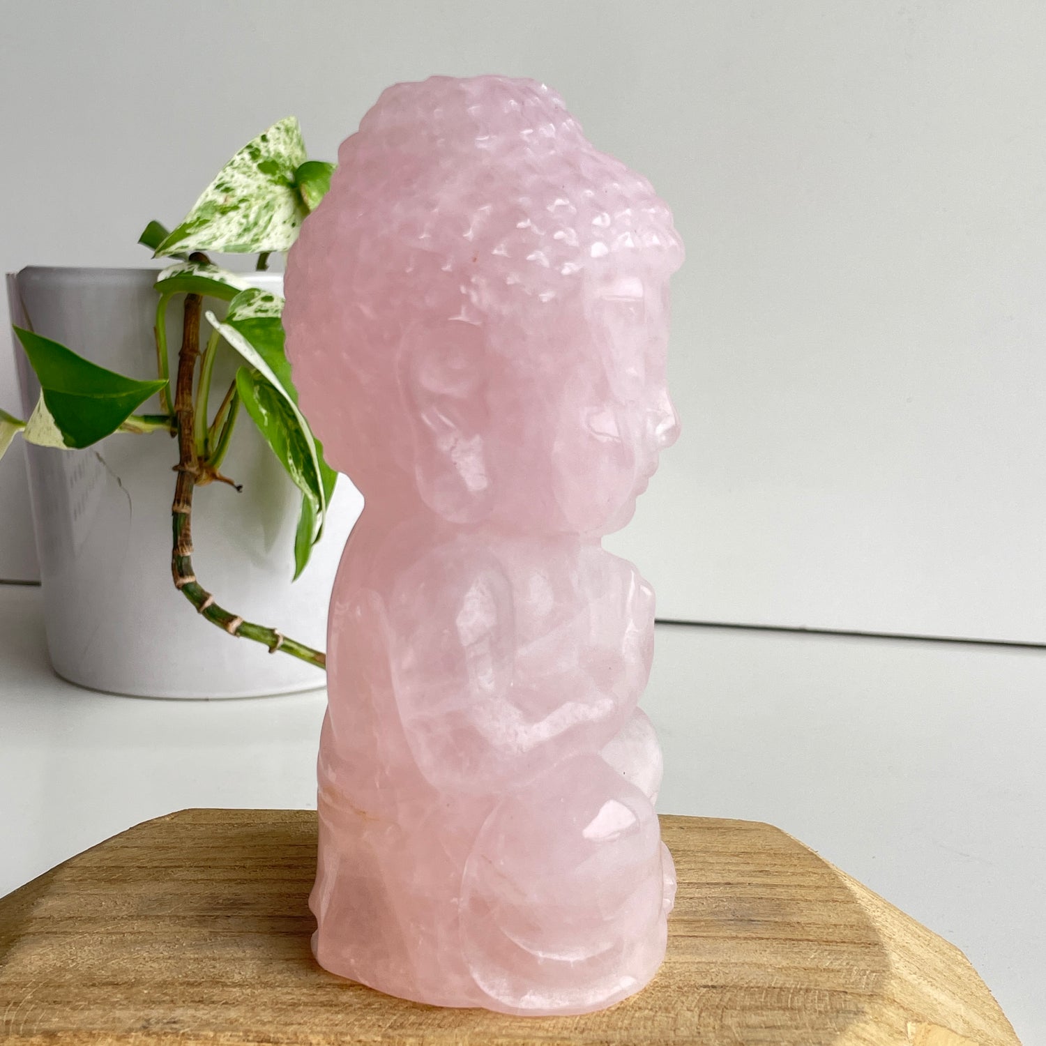 Rose Quartz Buddha 7