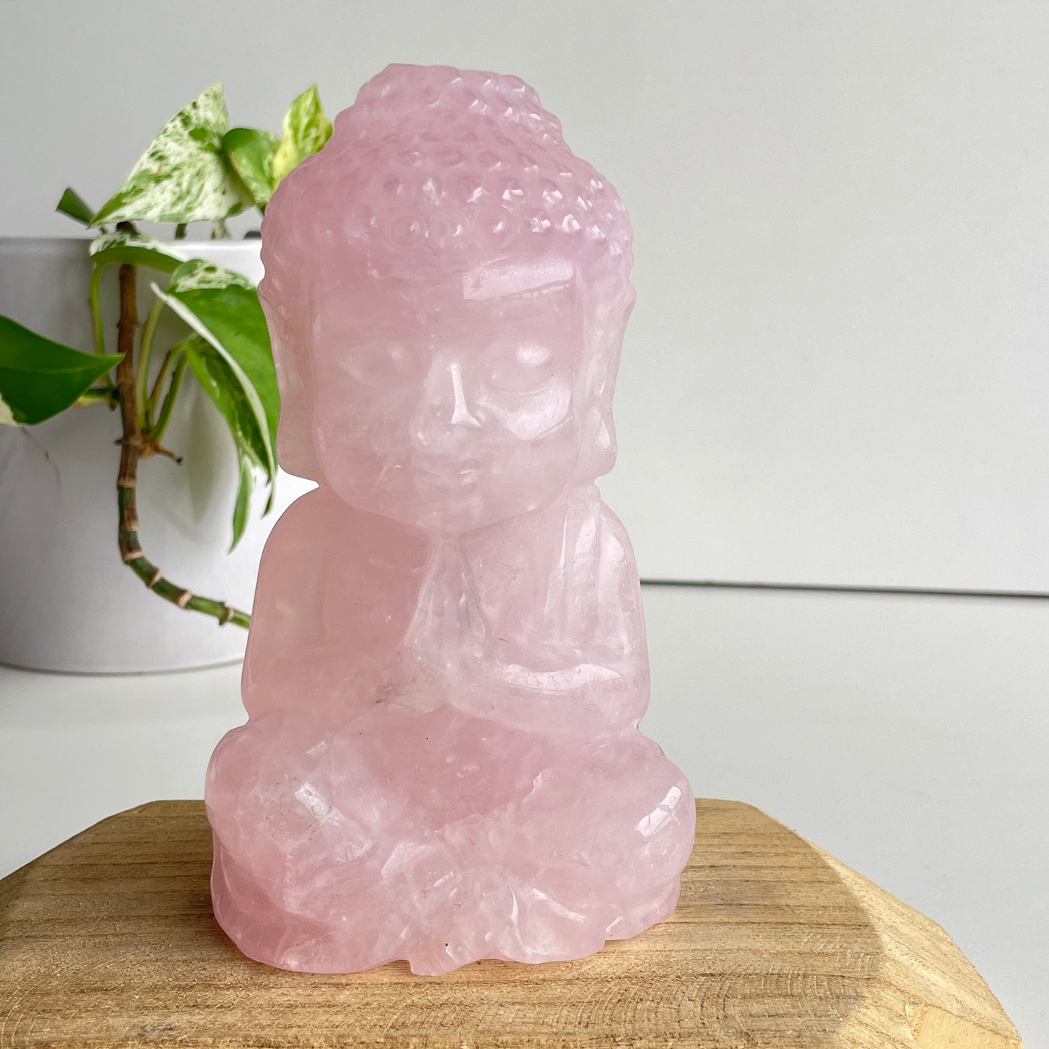 Rose Quartz Buddha 3
