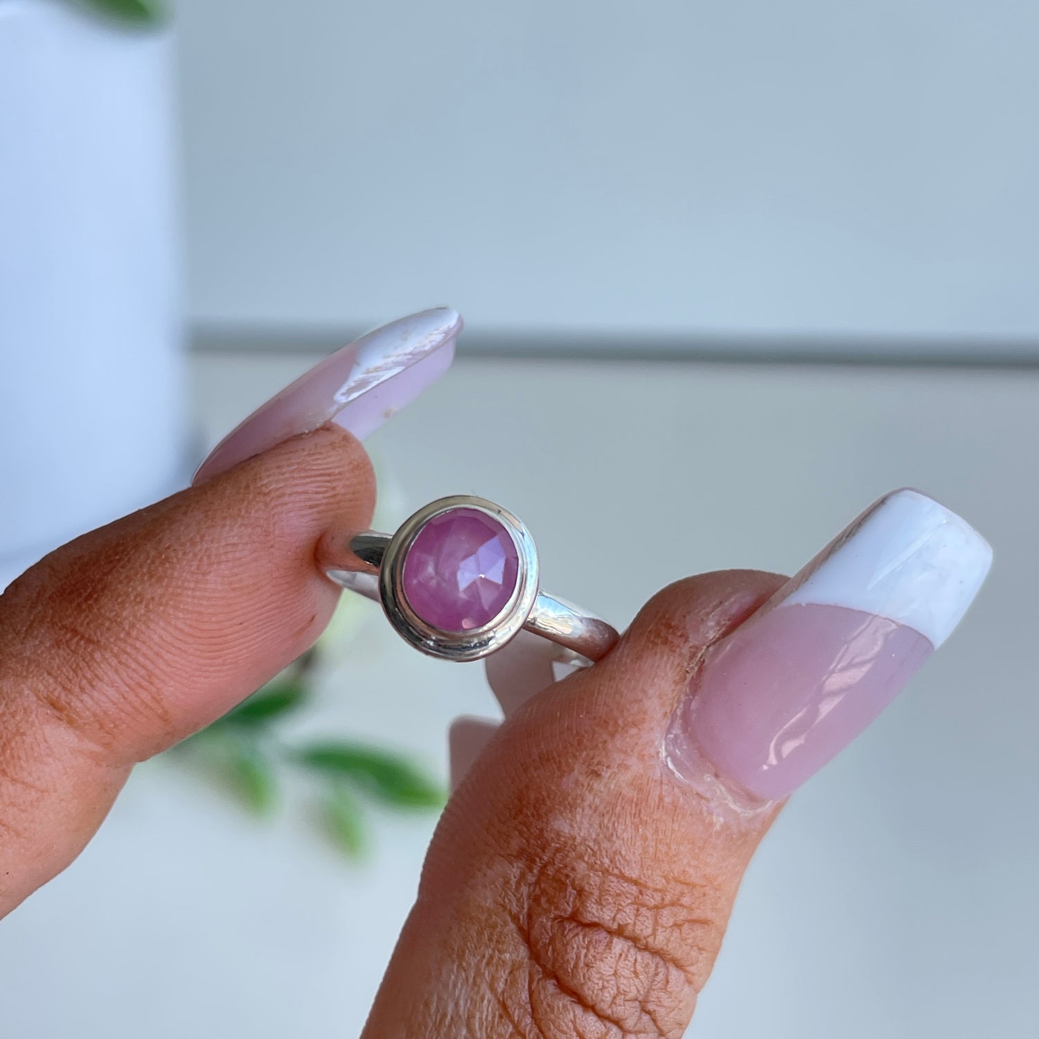 Pink Sapphire Ring Sz5.5