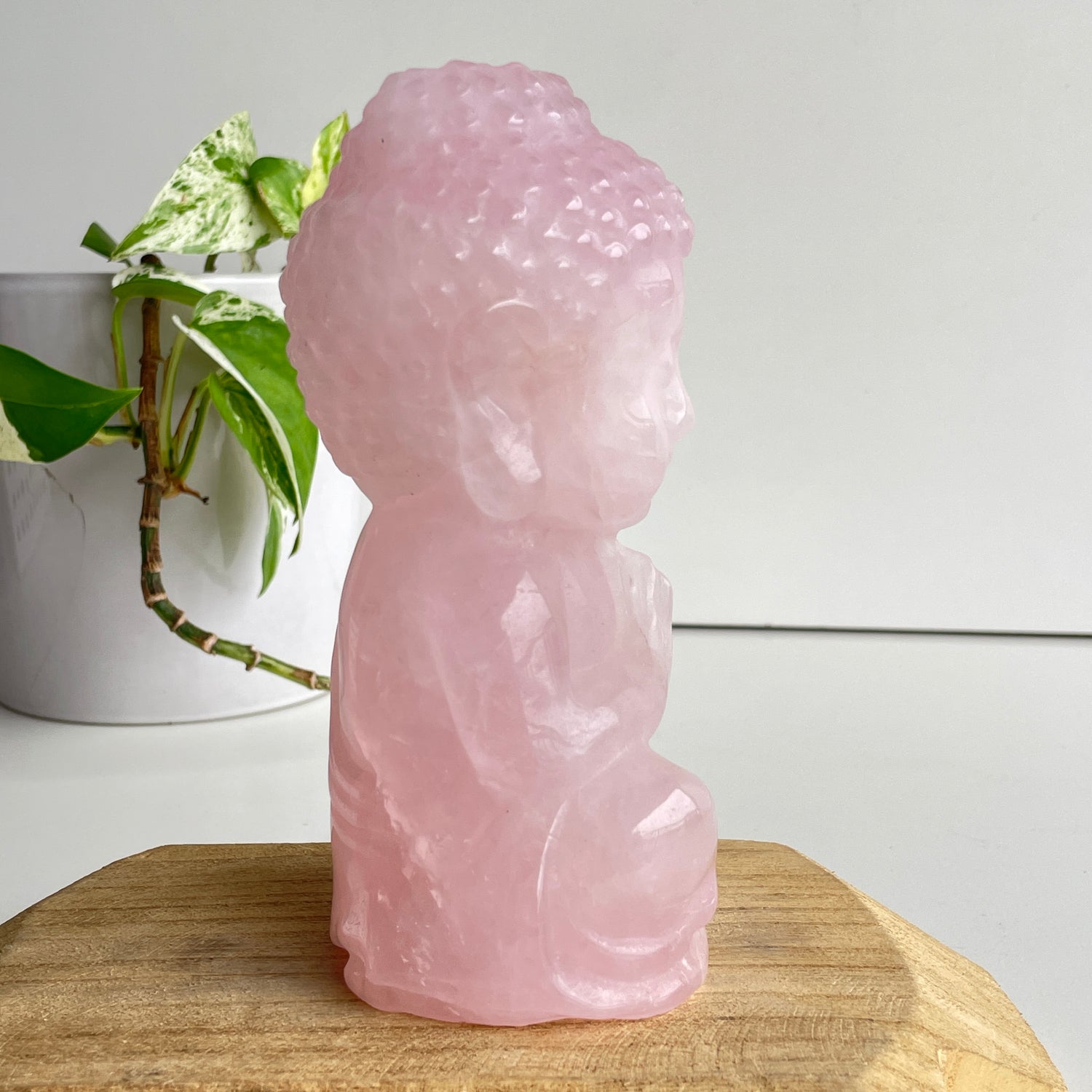 Rose Quartz Buddha 3