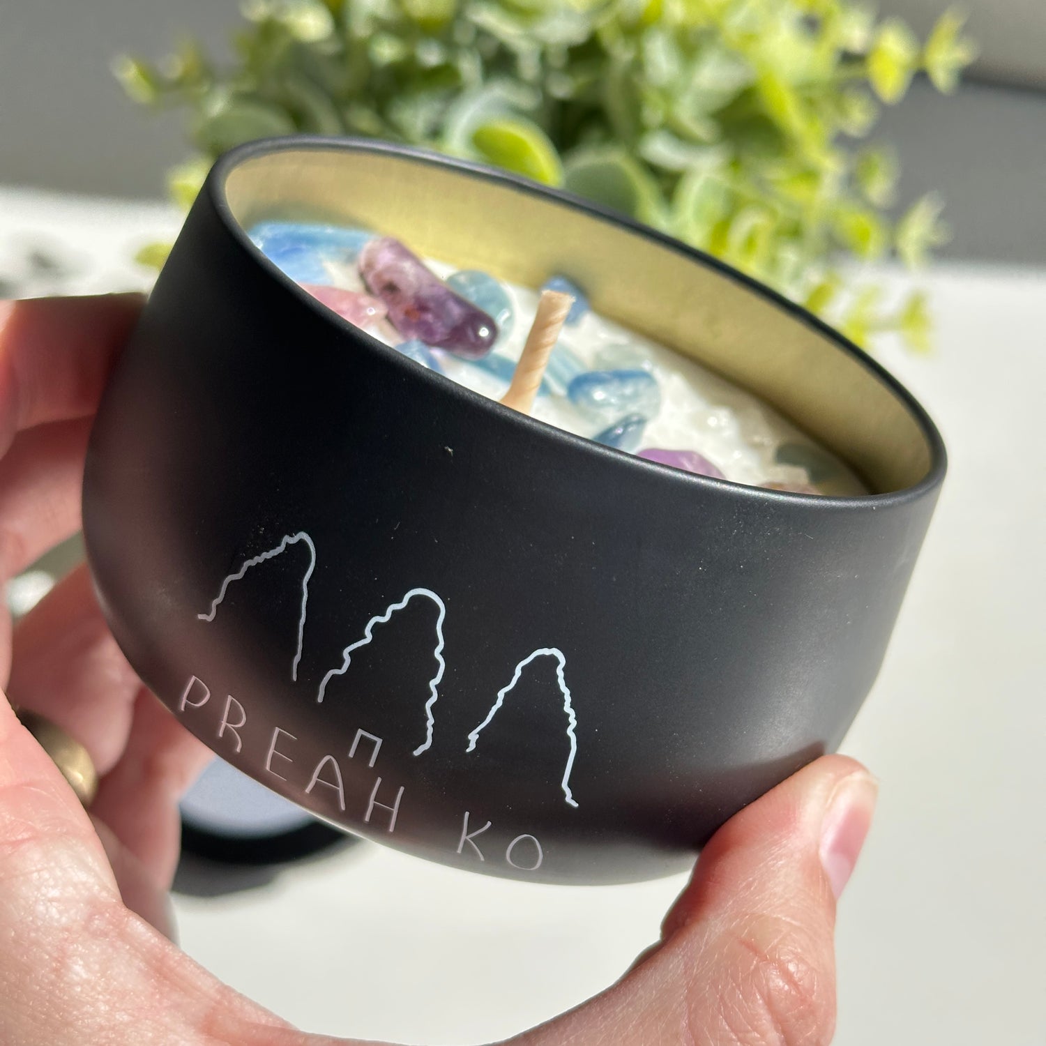Serenity Crystal Candle