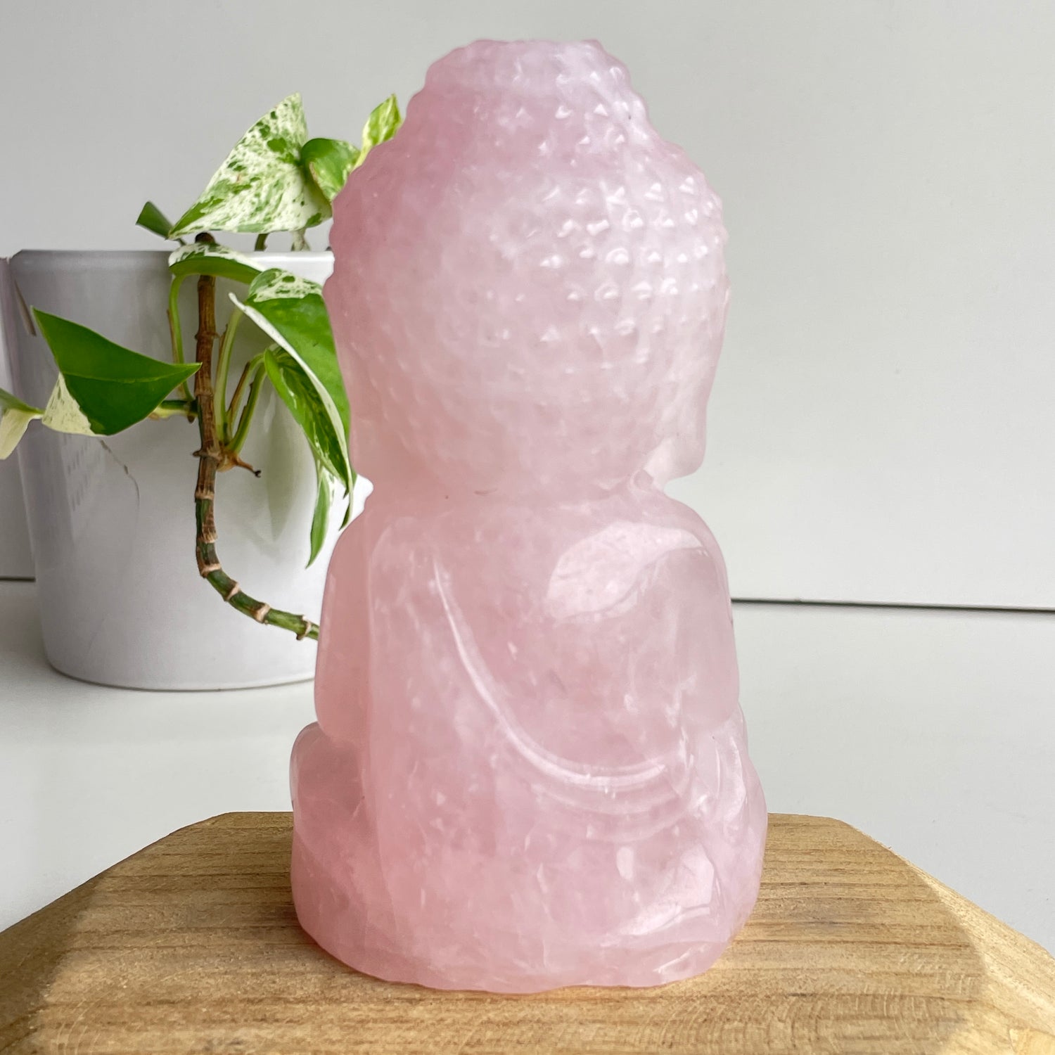 Rose Quartz Buddha 3