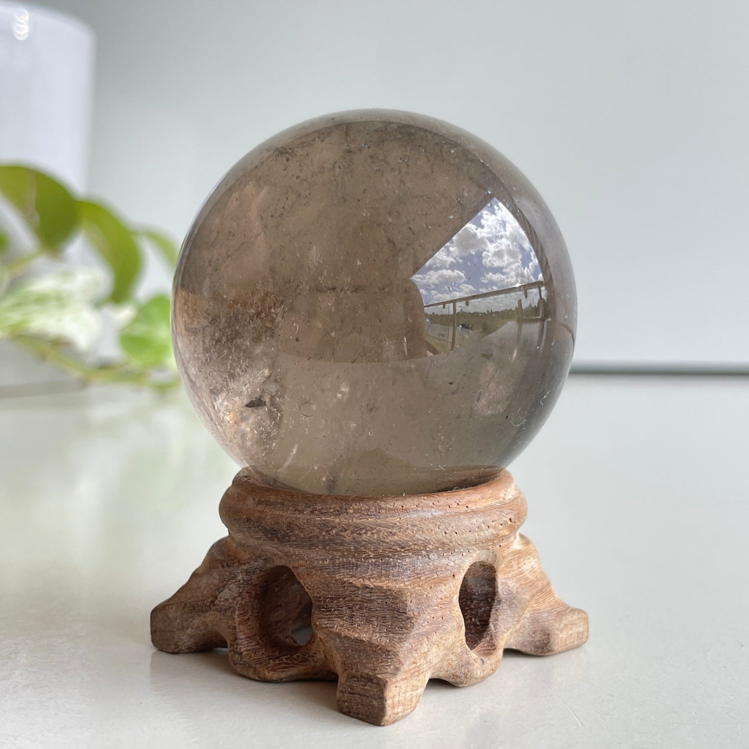 Smoky Quartz Sphere 5.2cm