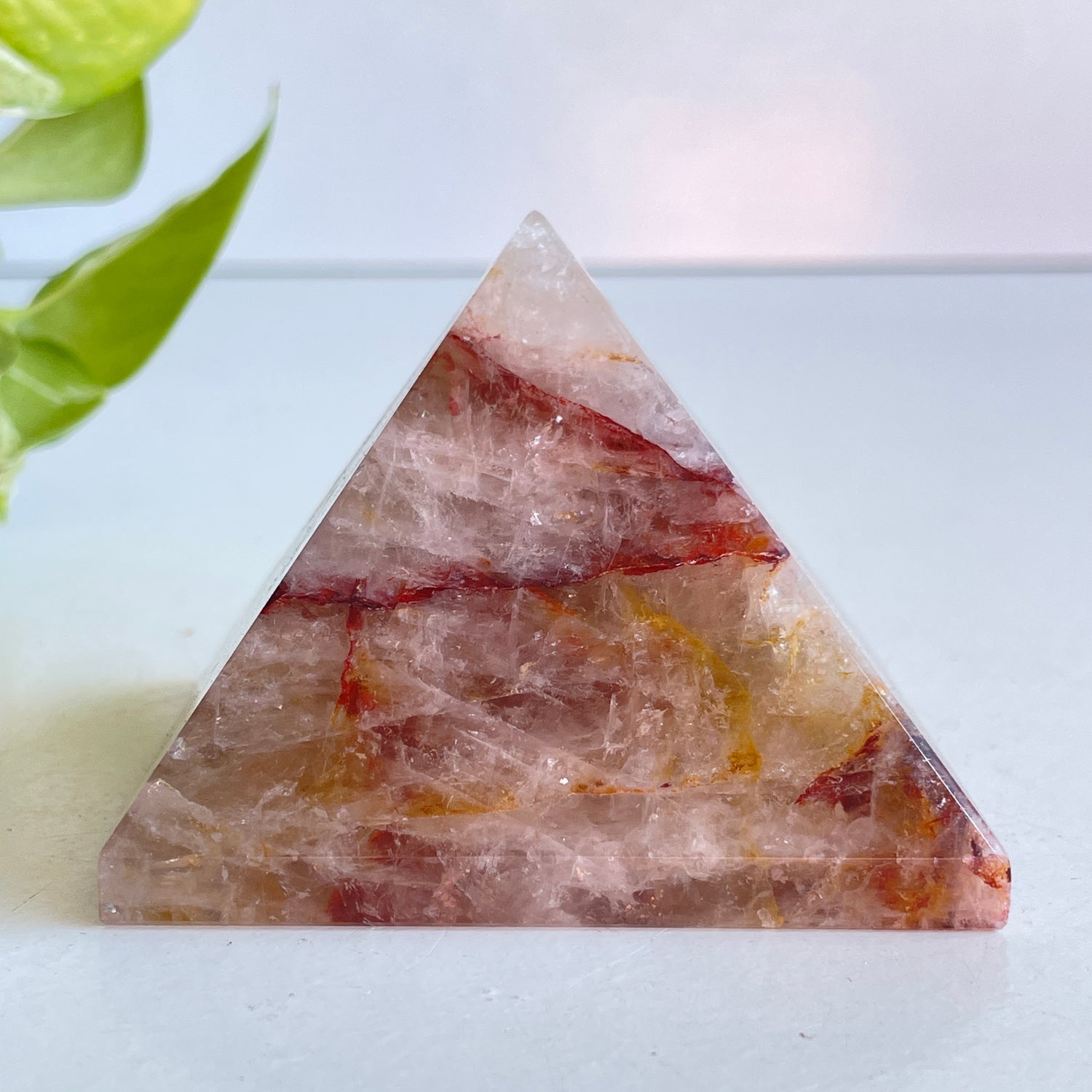 Golden Healer Quartz Pyramid 314g