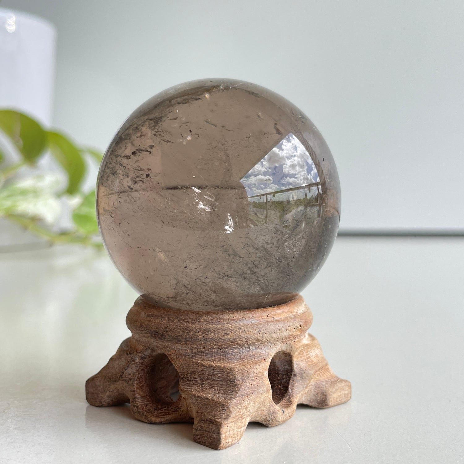 Smoky Quartz Sphere 5.2cm