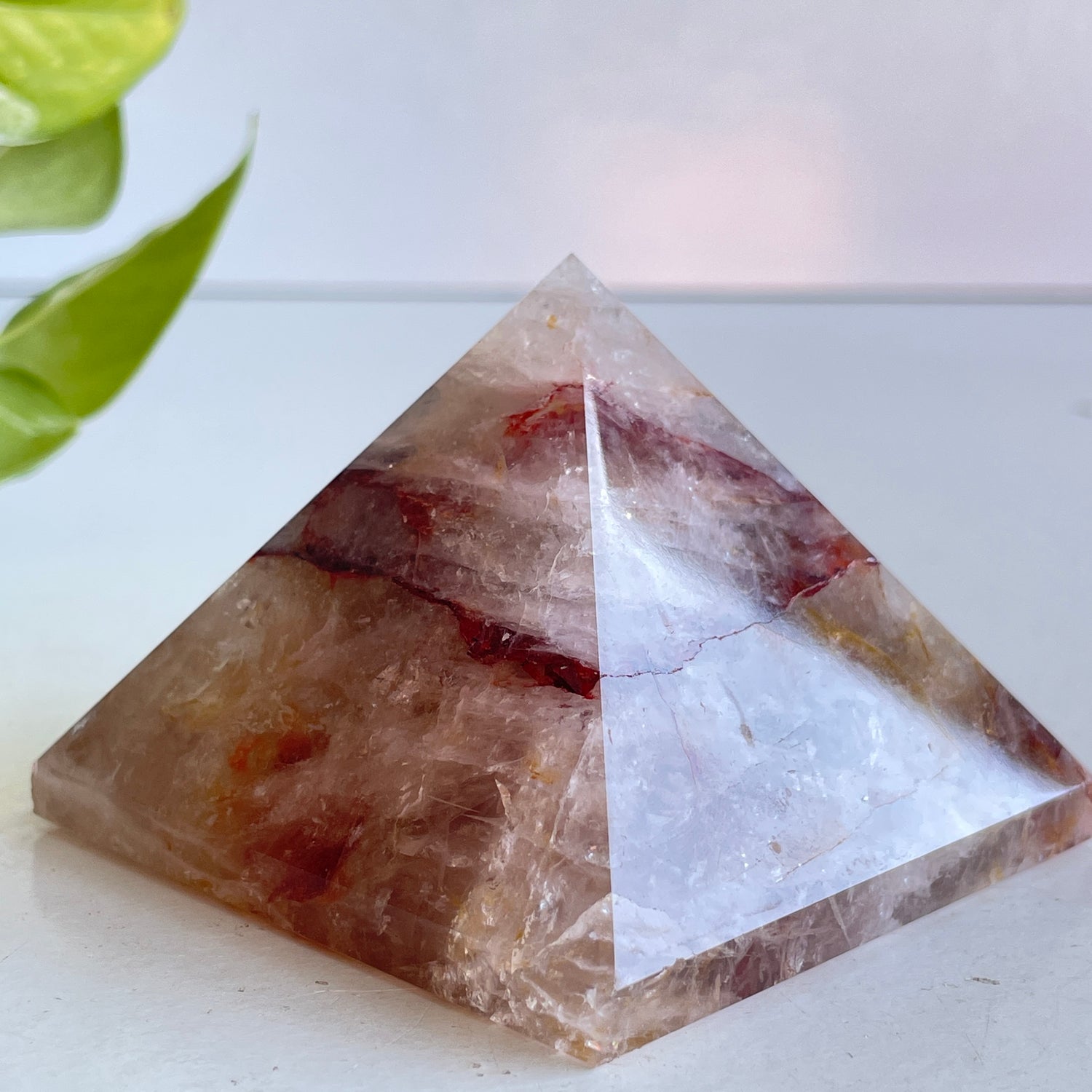 Golden Healer Quartz Pyramid 314g