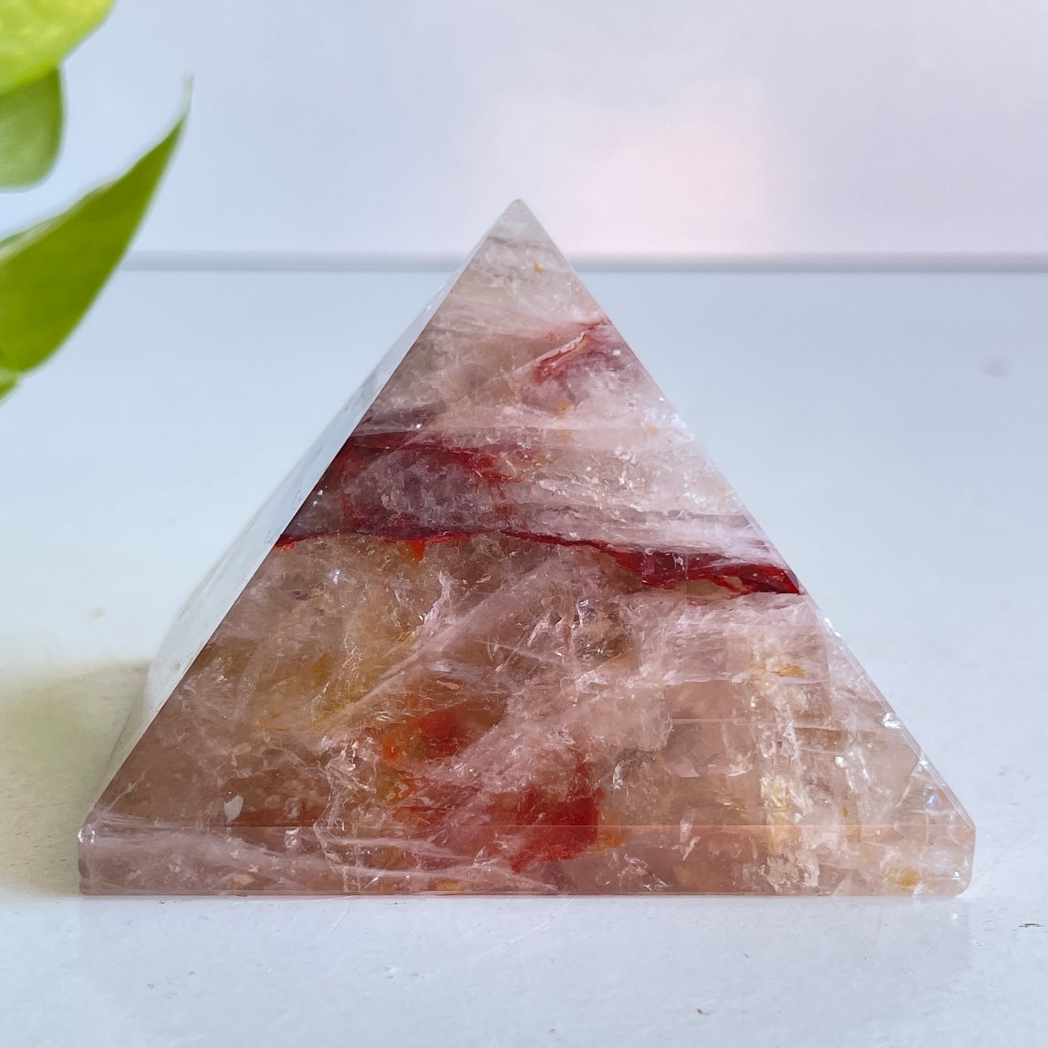 Golden Healer Quartz Pyramid 314g