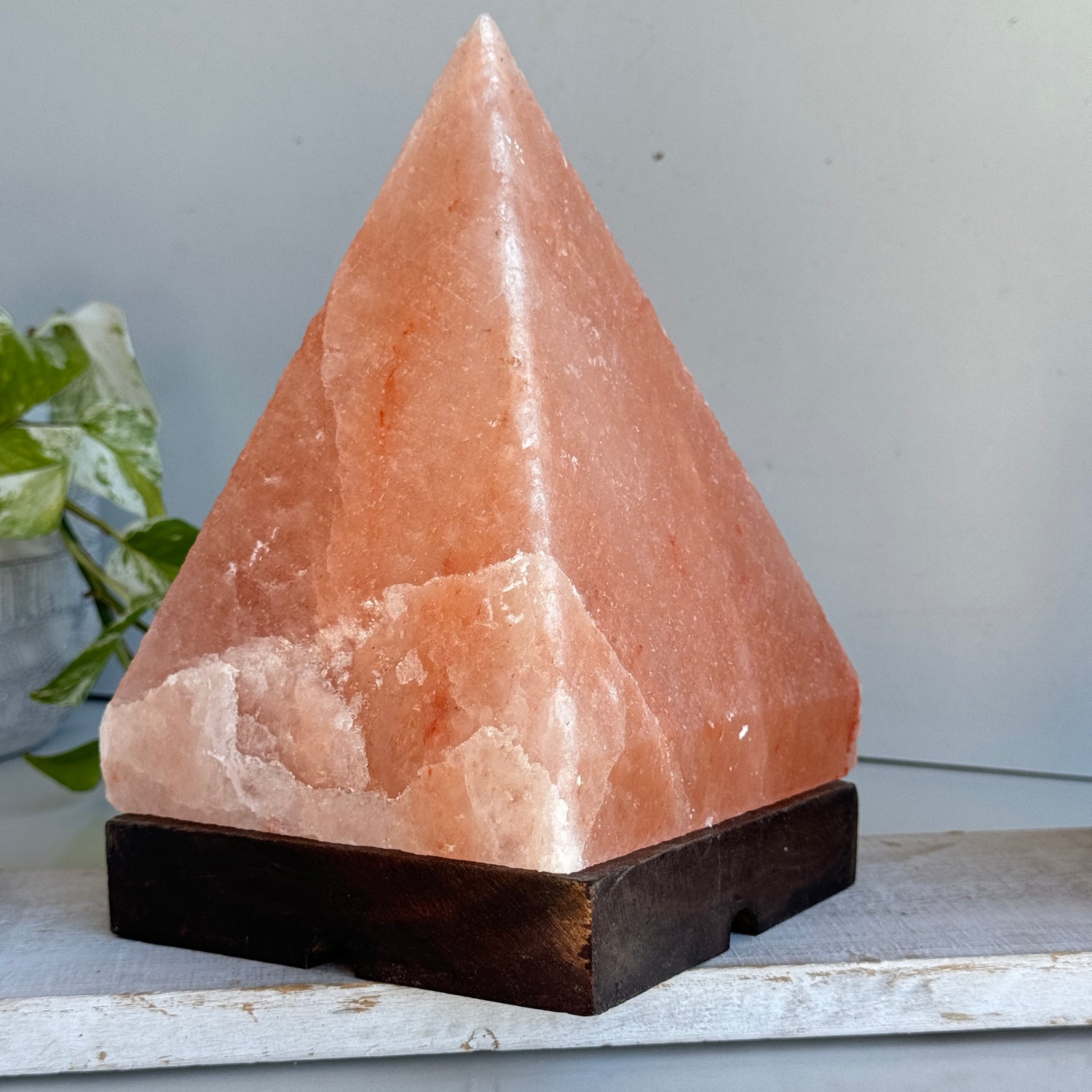 Himalayan Salt Pyramid Lamp