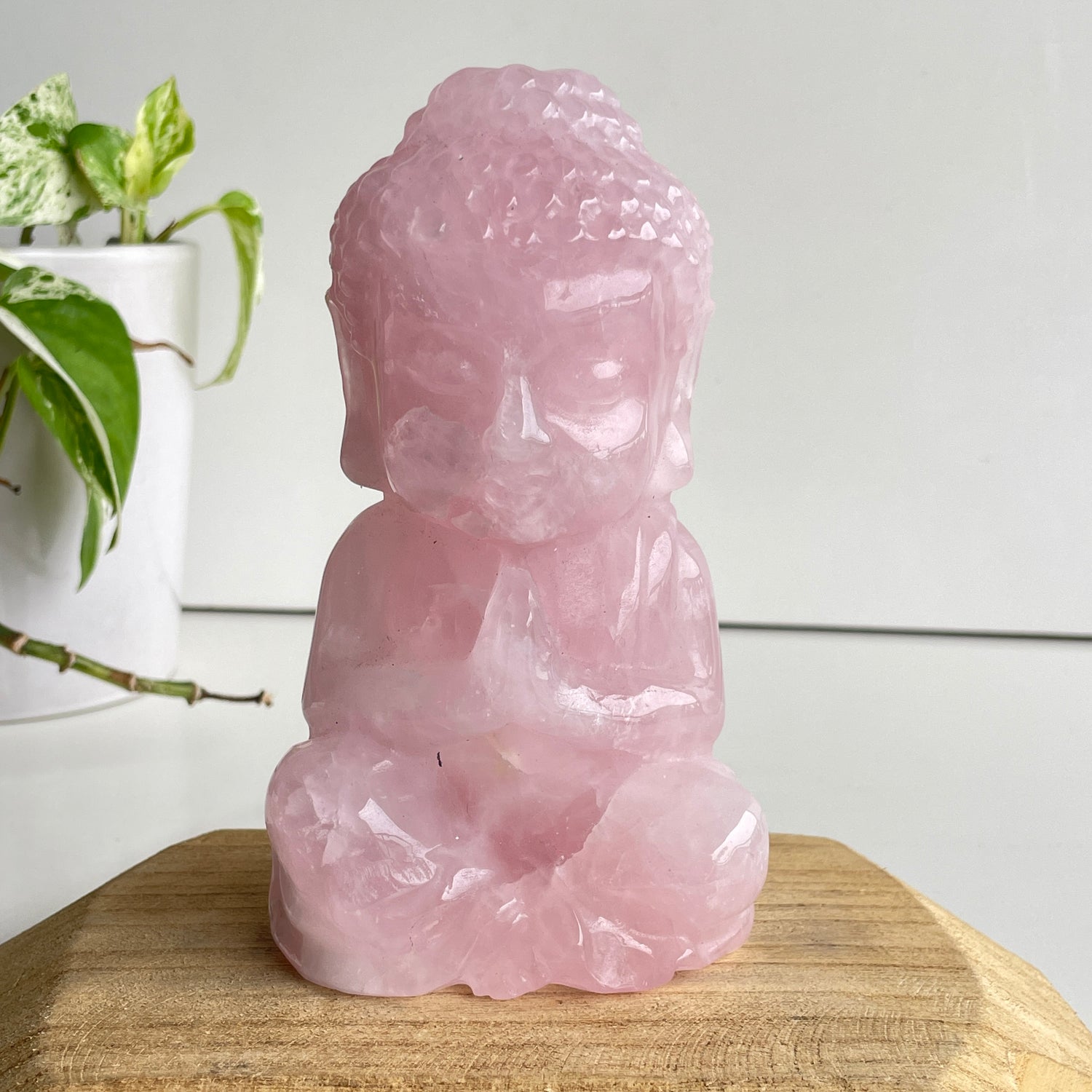 Rose Quartz Buddha 10
