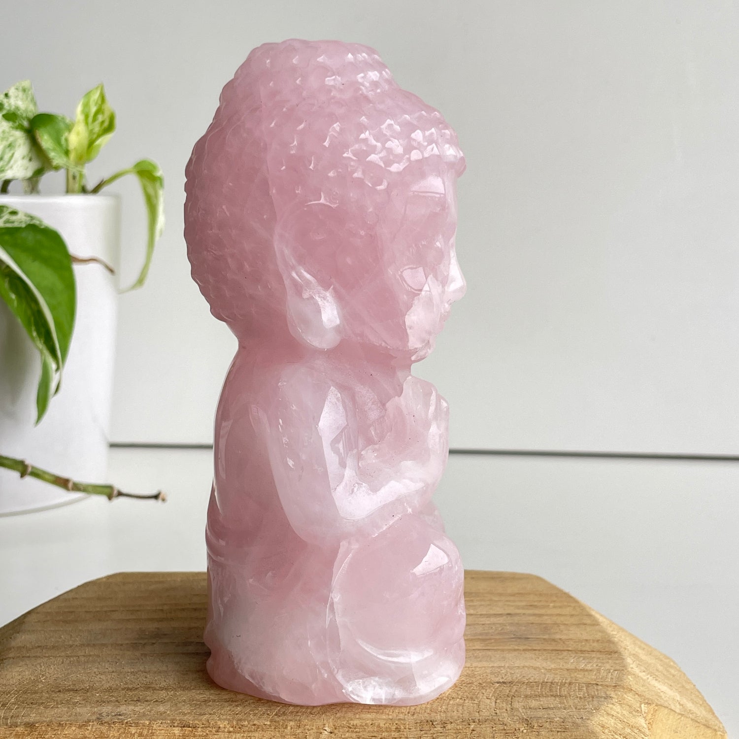 Rose Quartz Buddha 10
