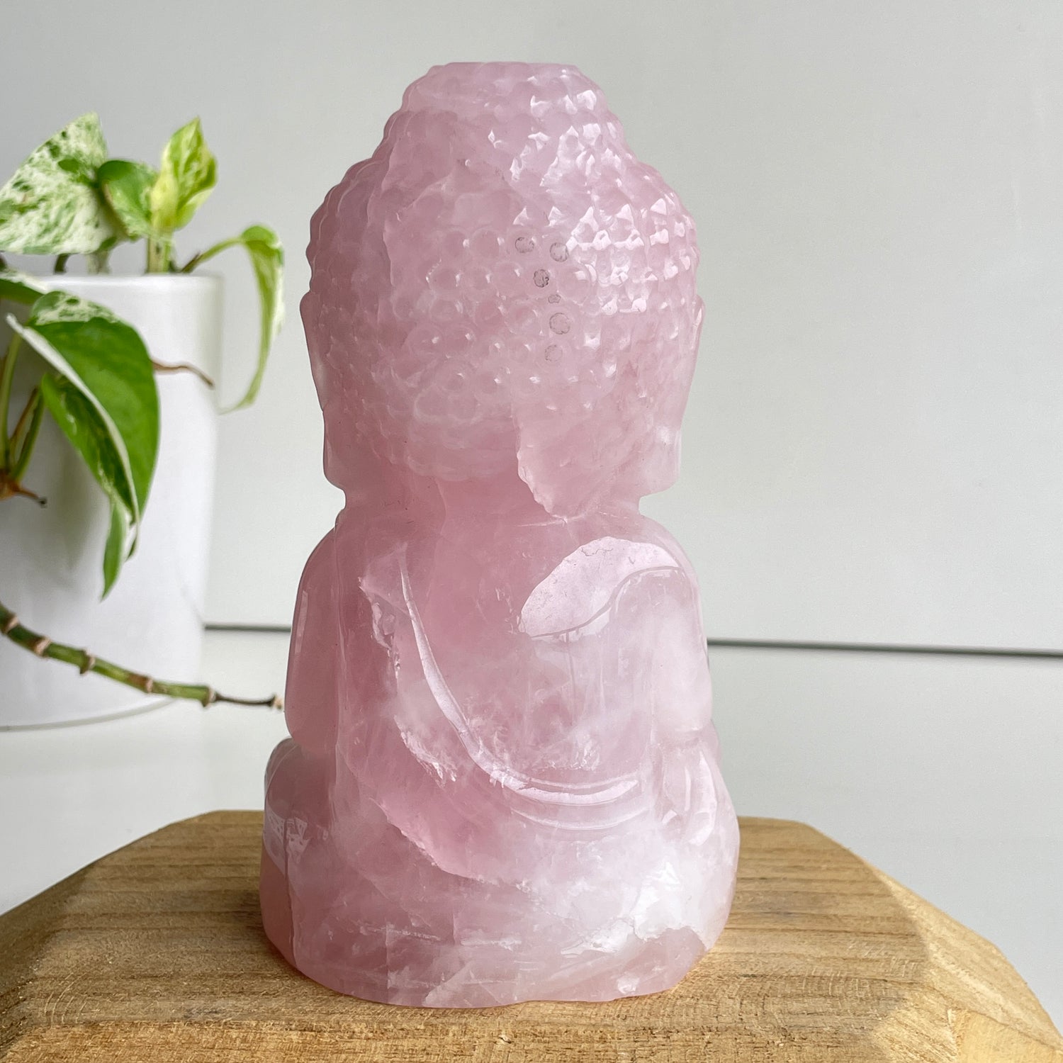Rose Quartz Buddha 10