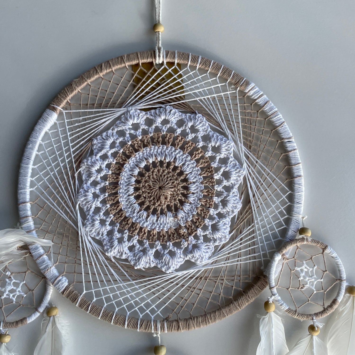 Macrame And String Dreamcatcher 5 Ring DC401A